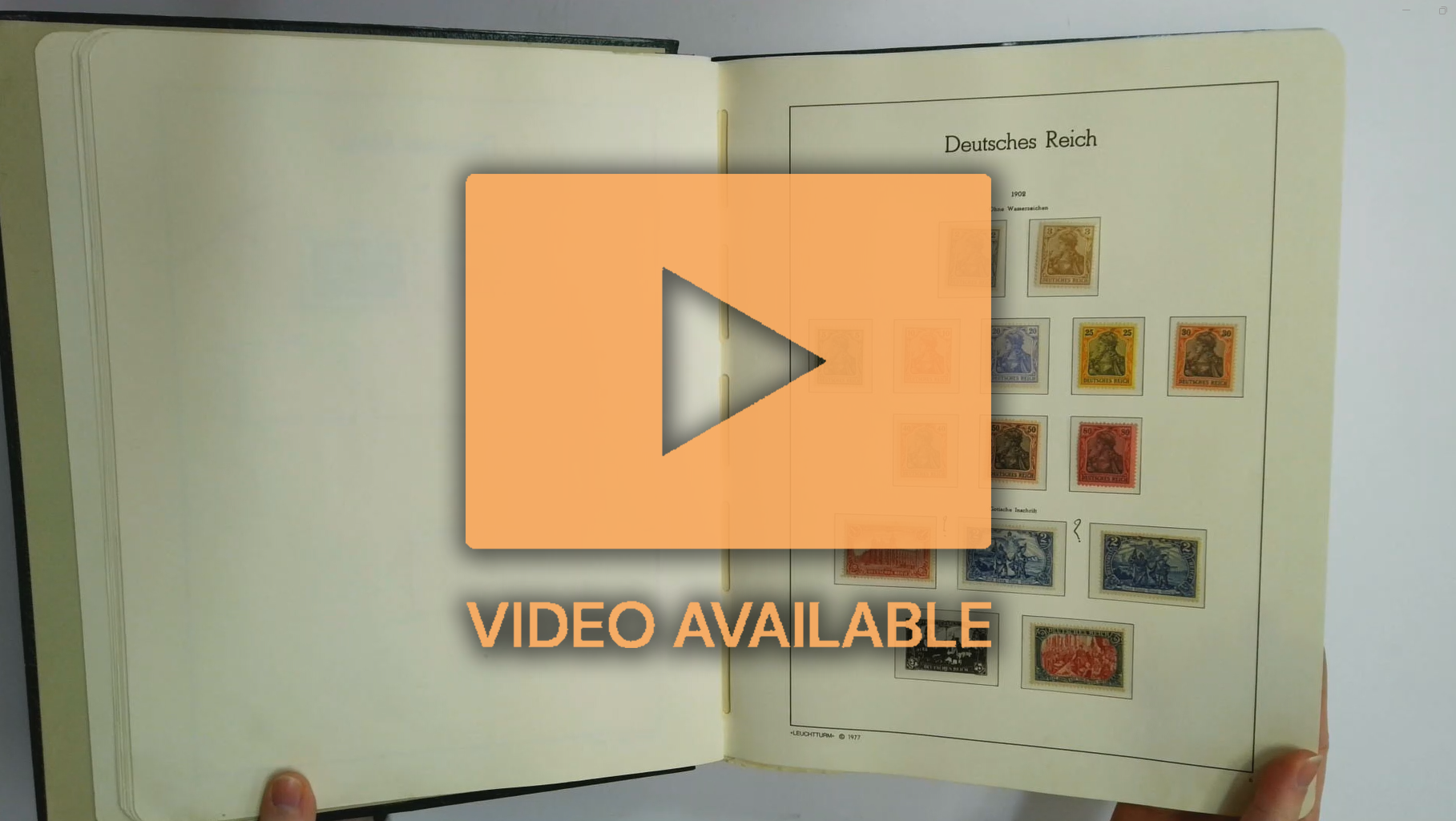 Germany 1872-1945 unused collection in hingeless Lighthouse alum 