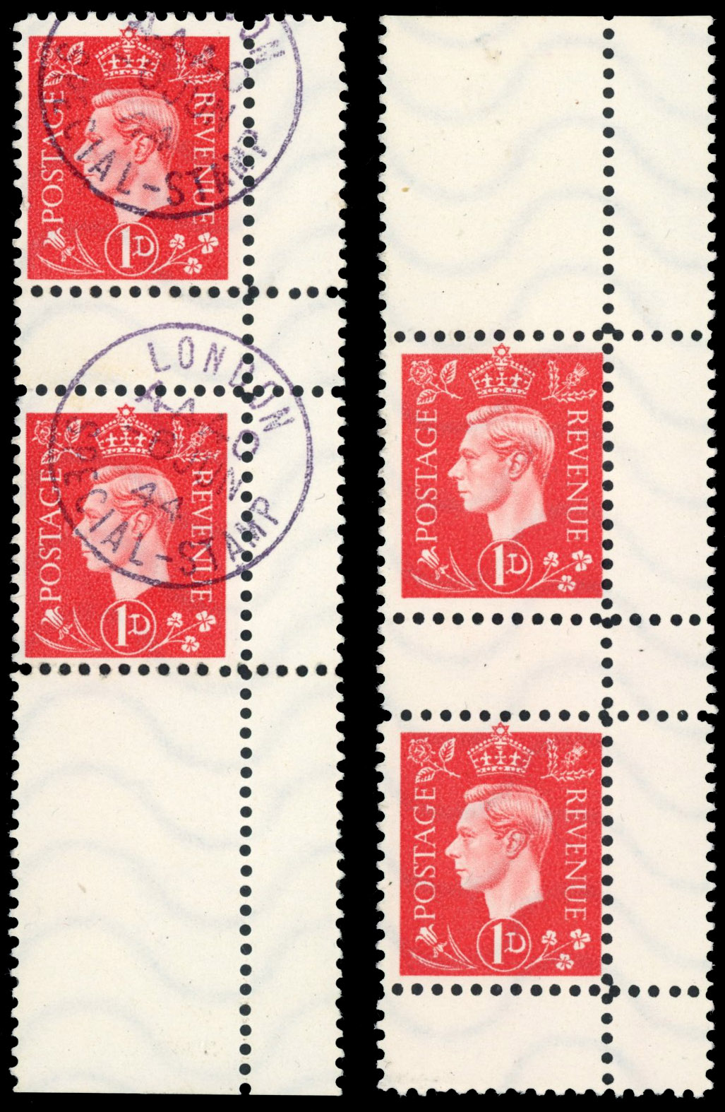 Germany Propaganda forgeries of British definitives