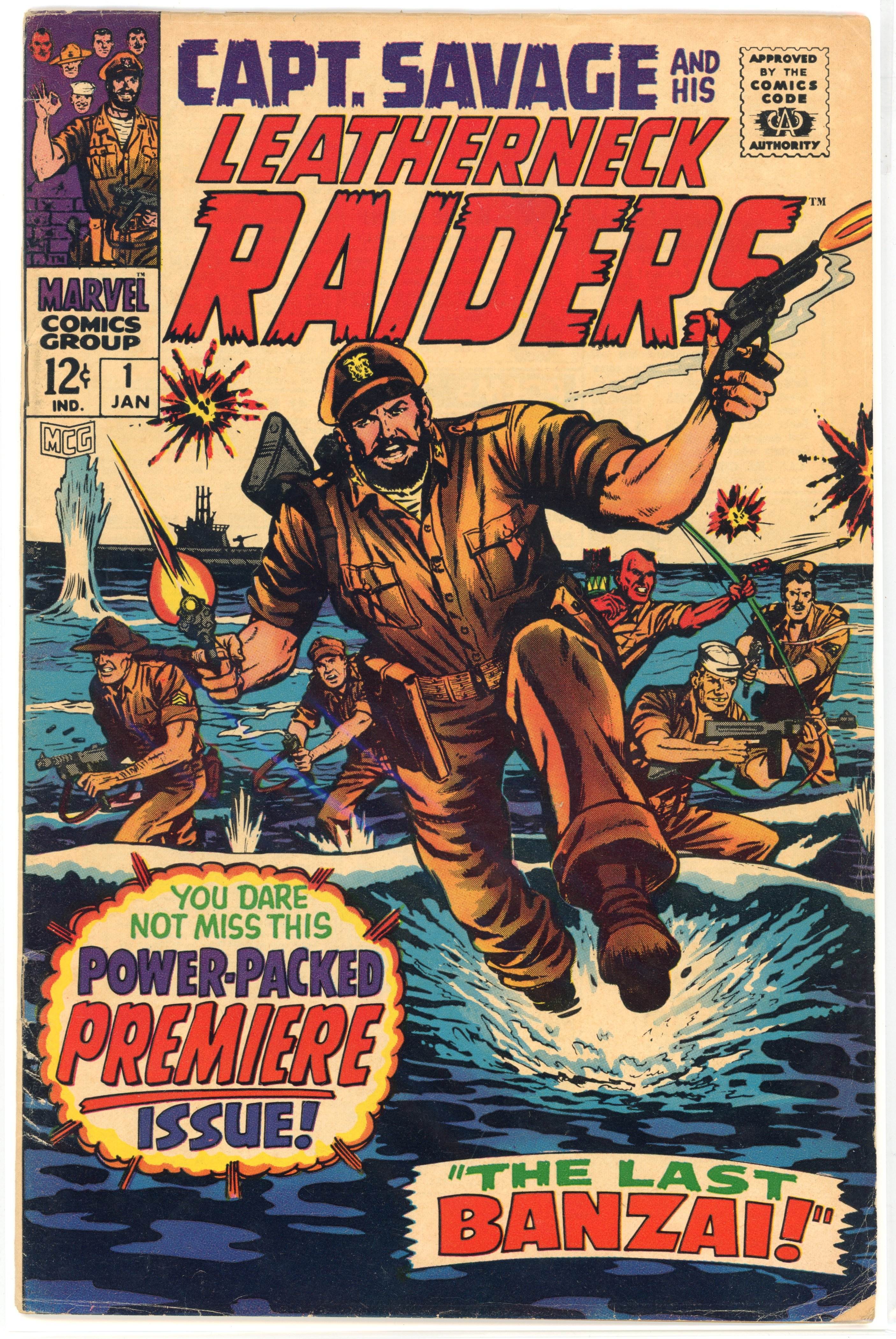 Capt Savage Leatherneck Raiders #1 (Marvel Comics, 1967)