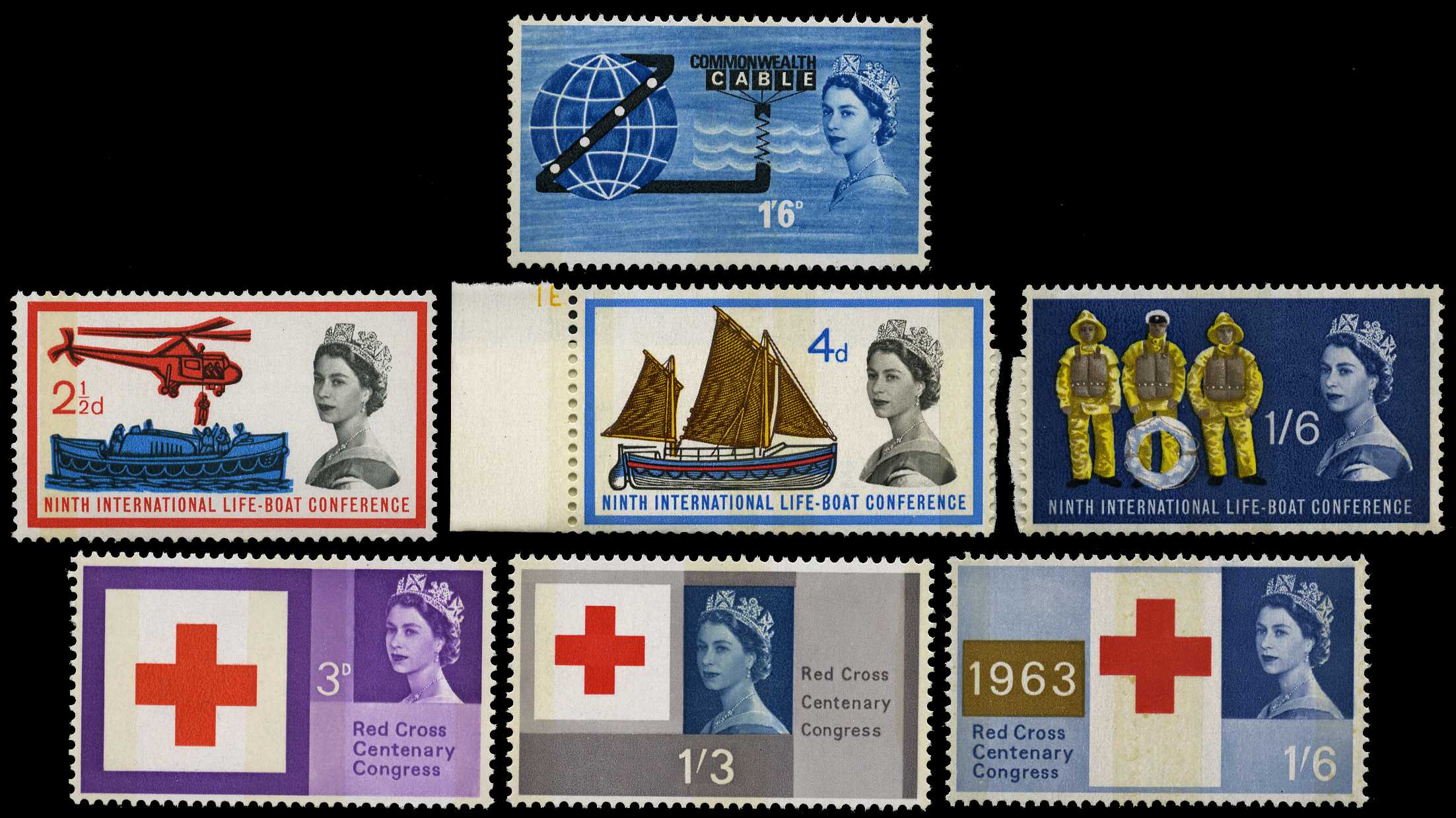 1963 Lifeboat Conference, Red Cross Centenary...