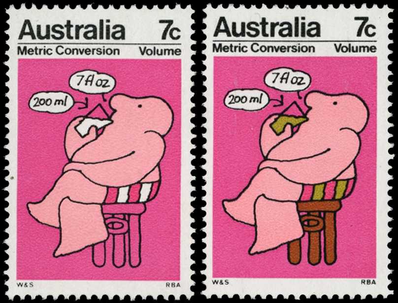 1973 Metric Conversion 7ct Volume showing...