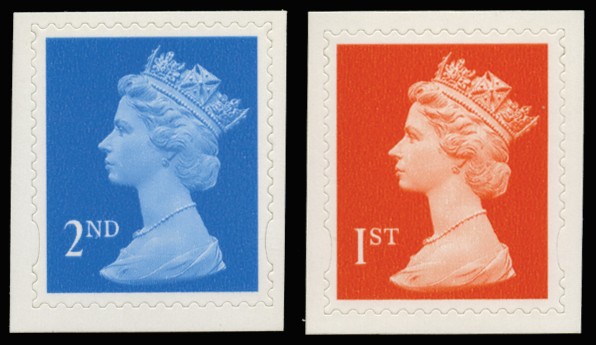 1998 1st & 2nd Class self adhesive (Perf....