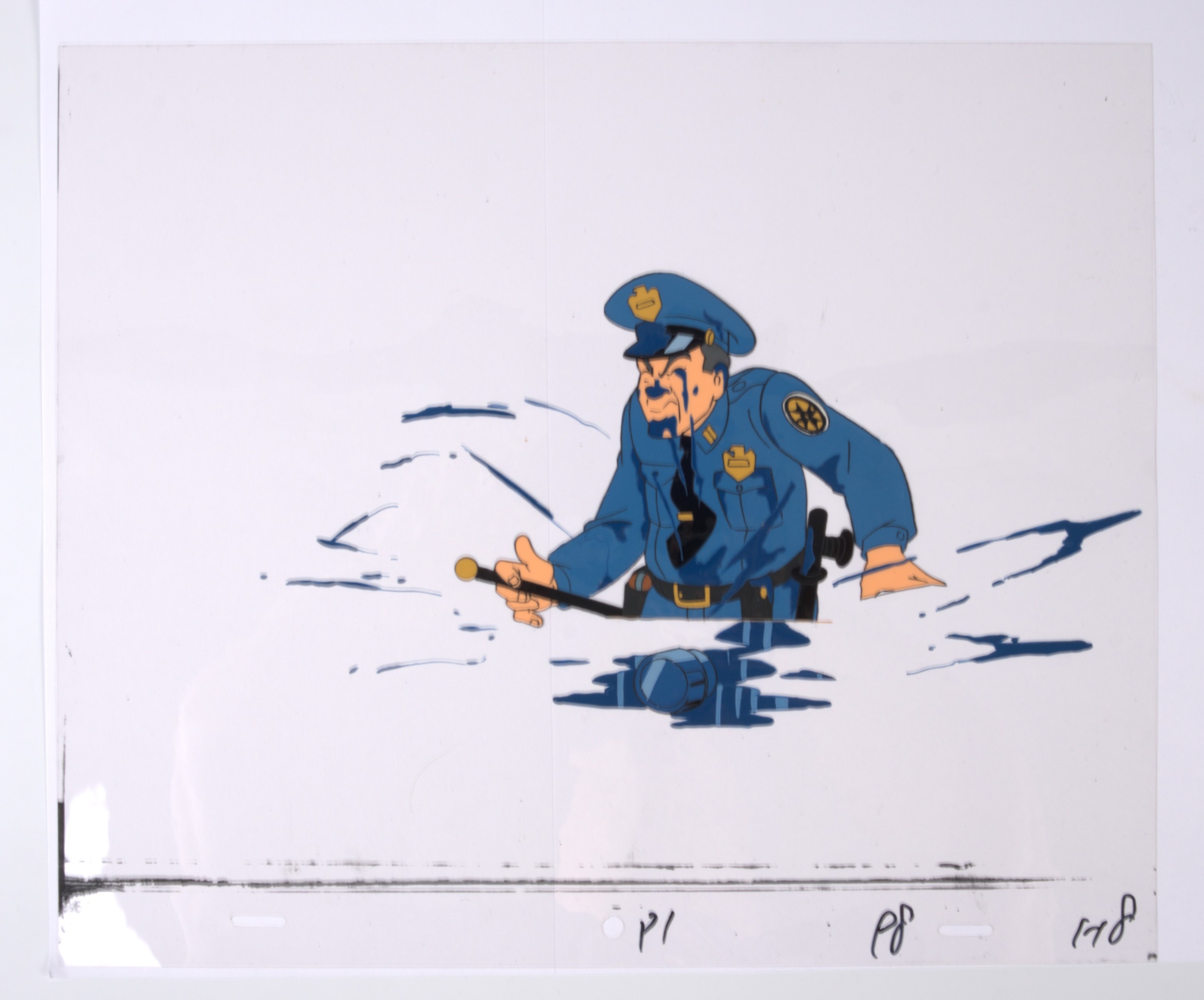 Collection Of Various Model Sheets and Original Animation Cel of Spotty from SuperTed (Hanna Barbera & Ruby-Spears) Total 5