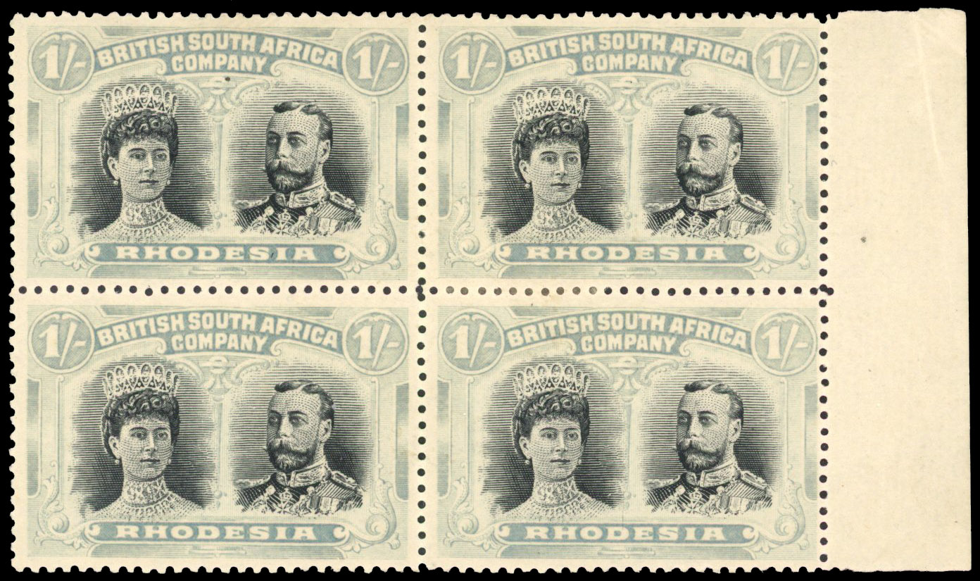 RSC I 1s black and pale blue block mint