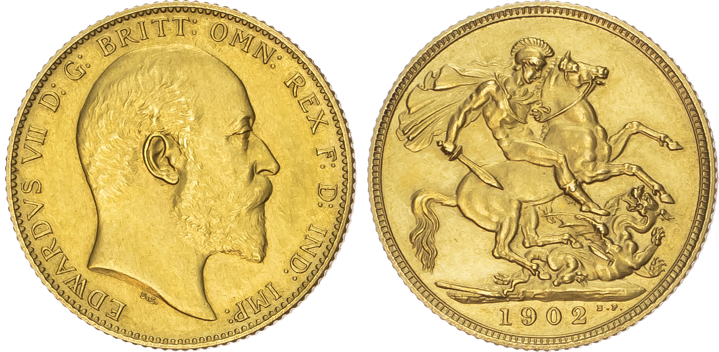 Edward VII (1901-1910) Matt Proof Set 1902.