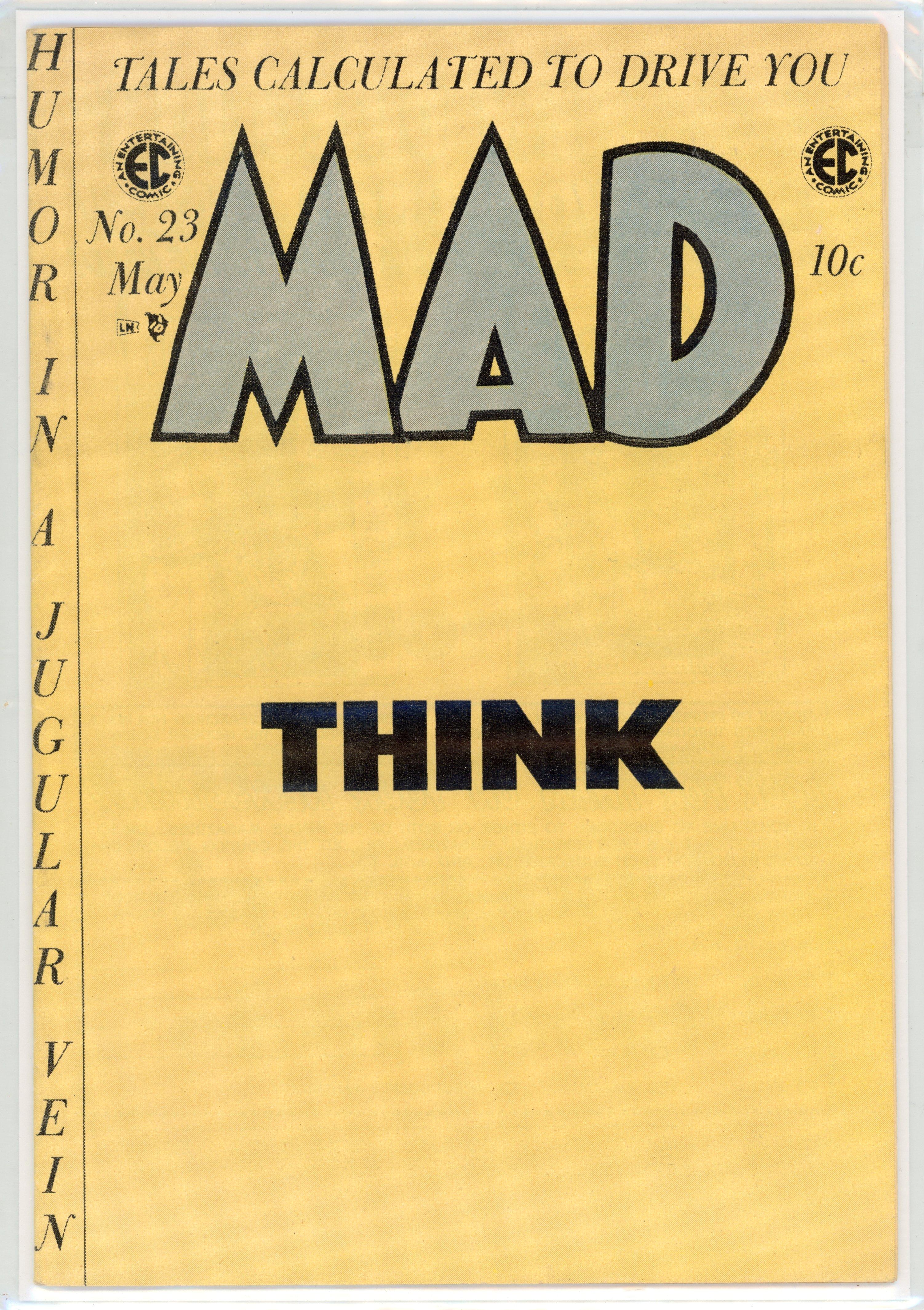 Mad #23 (EC, 1955) Mad changes to magazine format next issue