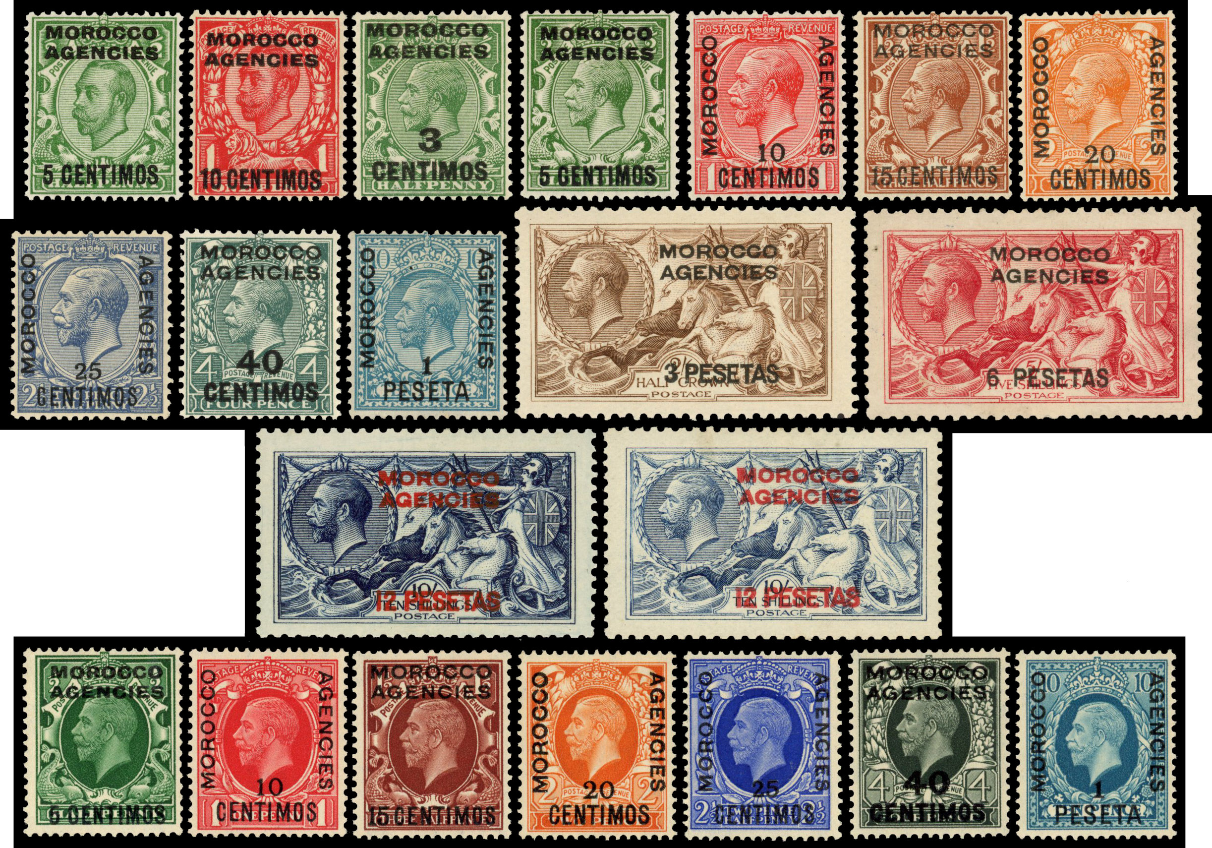 Morocco Agencies Spanish currency range