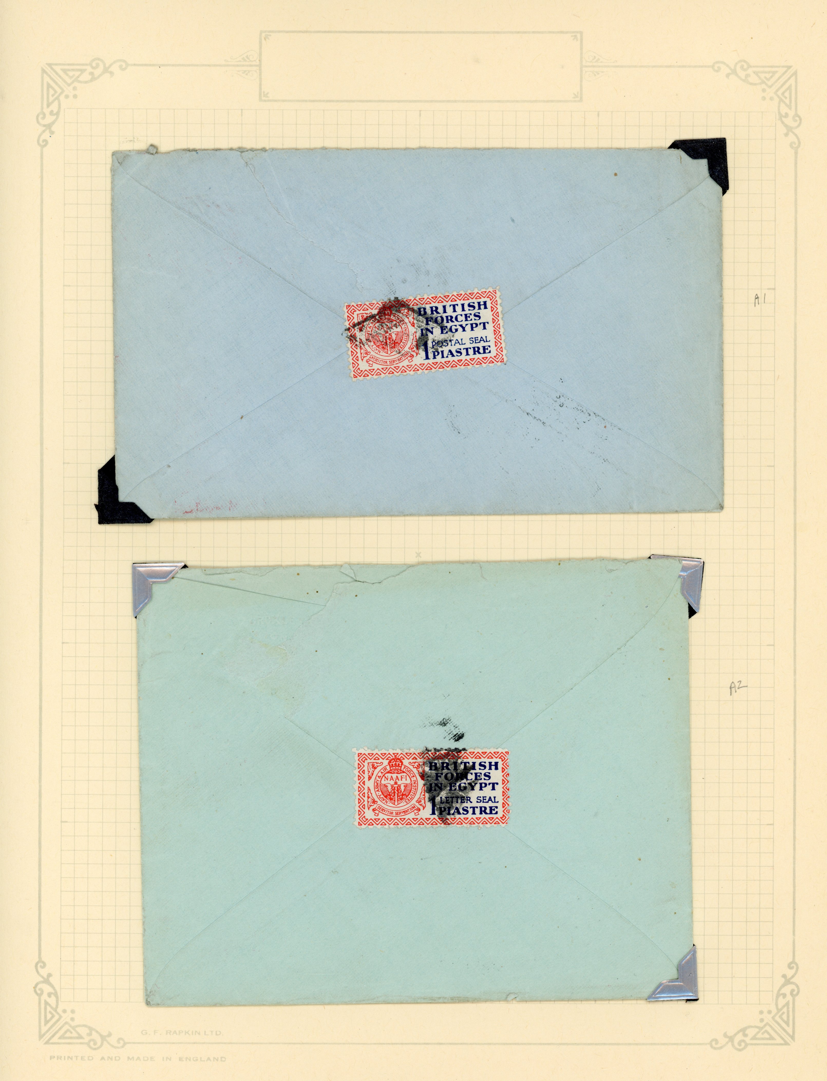 Egypt 1932-39 collection of covers (16) on leaves