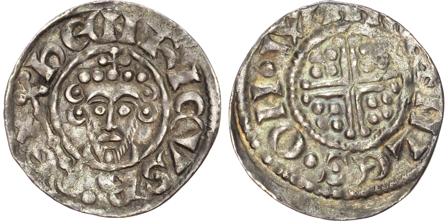 John (1199‑1216), AR Short Cross Penny, class 5b2, Winchester mint, Miles as moneyer.