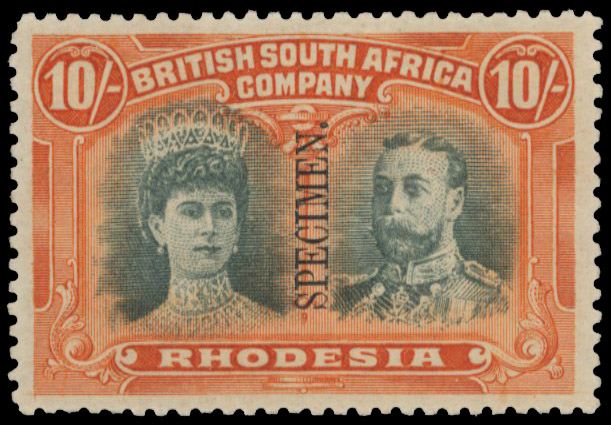 † 10/- Specimen Eyebrow Line