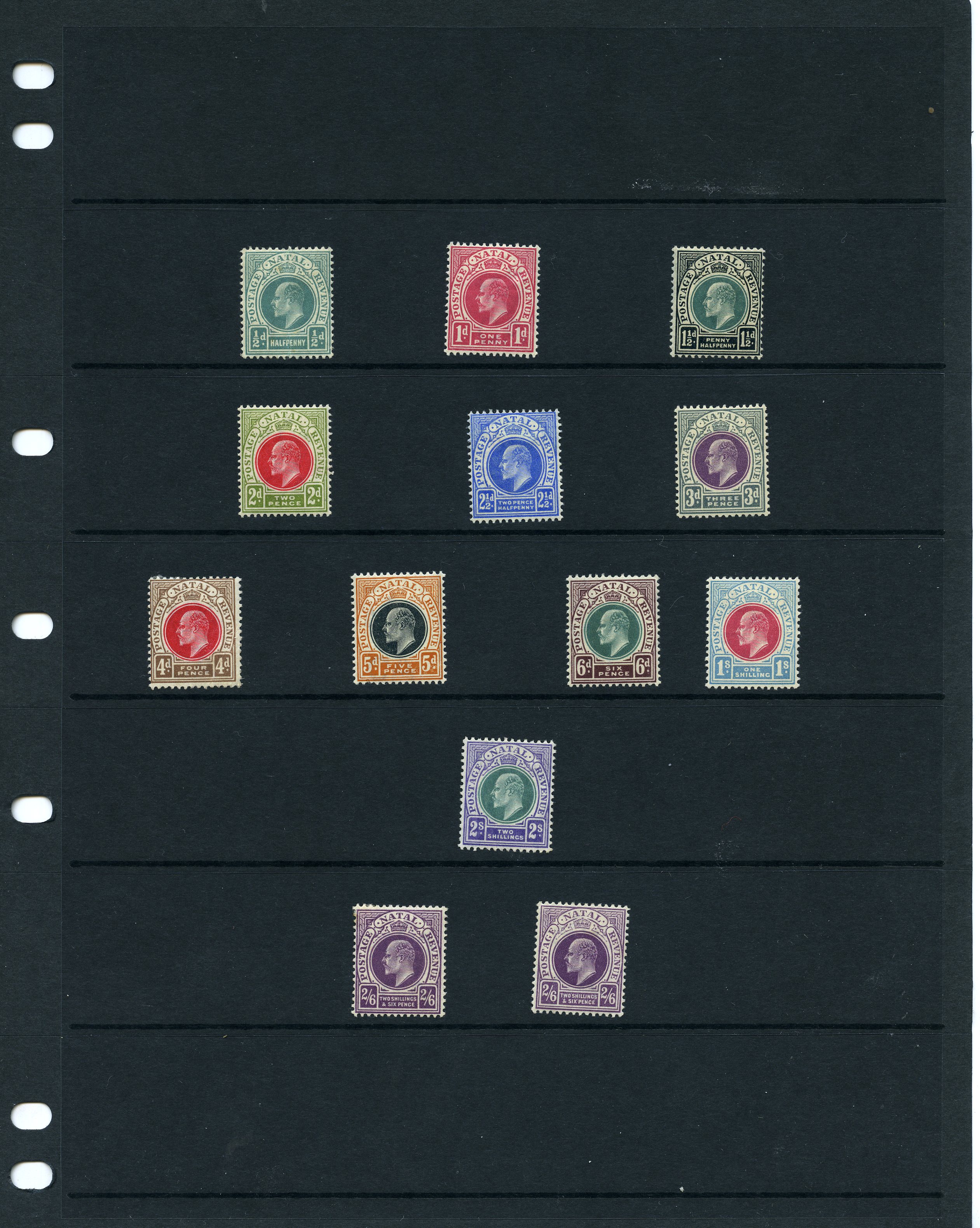 Collection on 2 stocksheets, includes 1874...