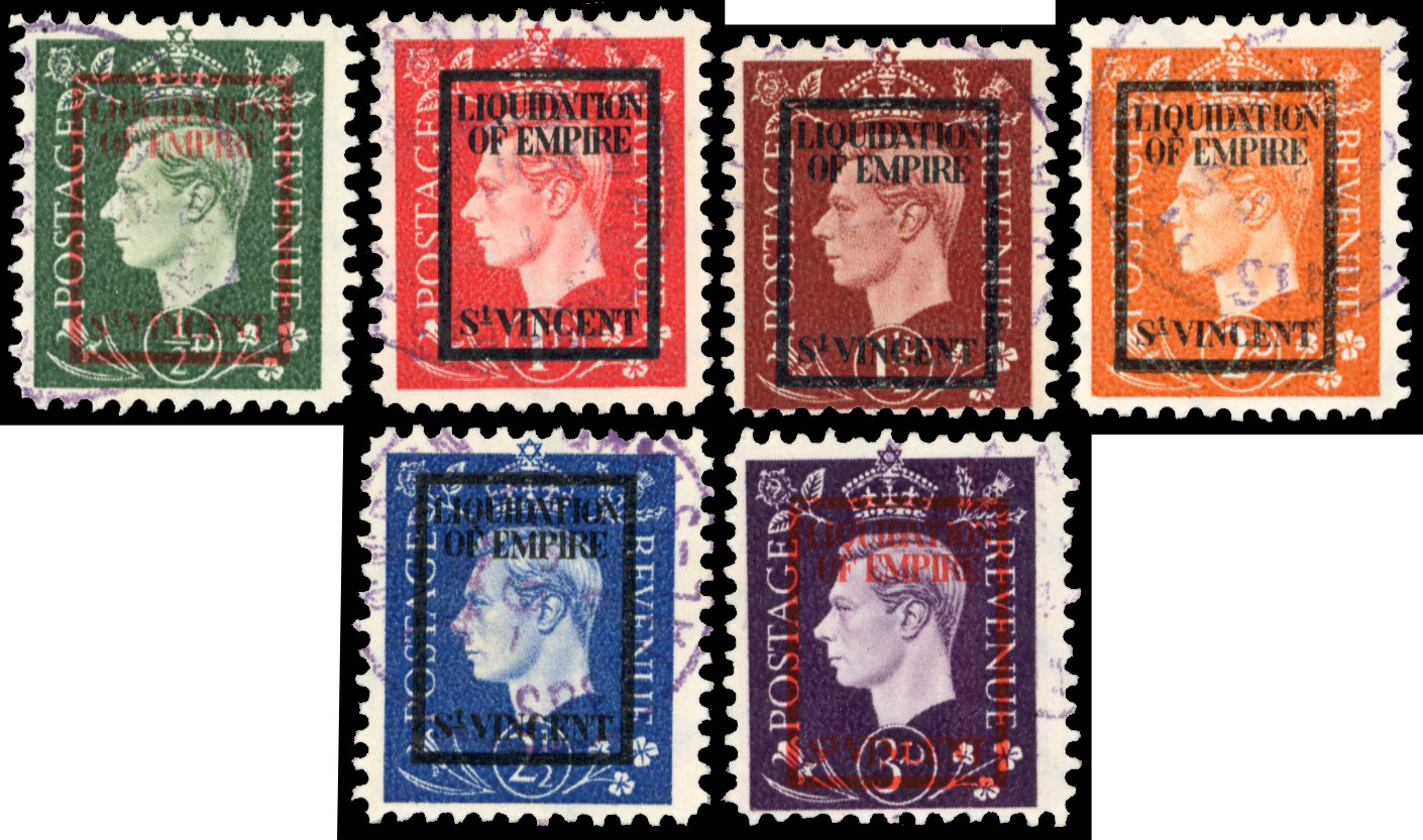 German Propaganda Forgeries; St Vincent set used