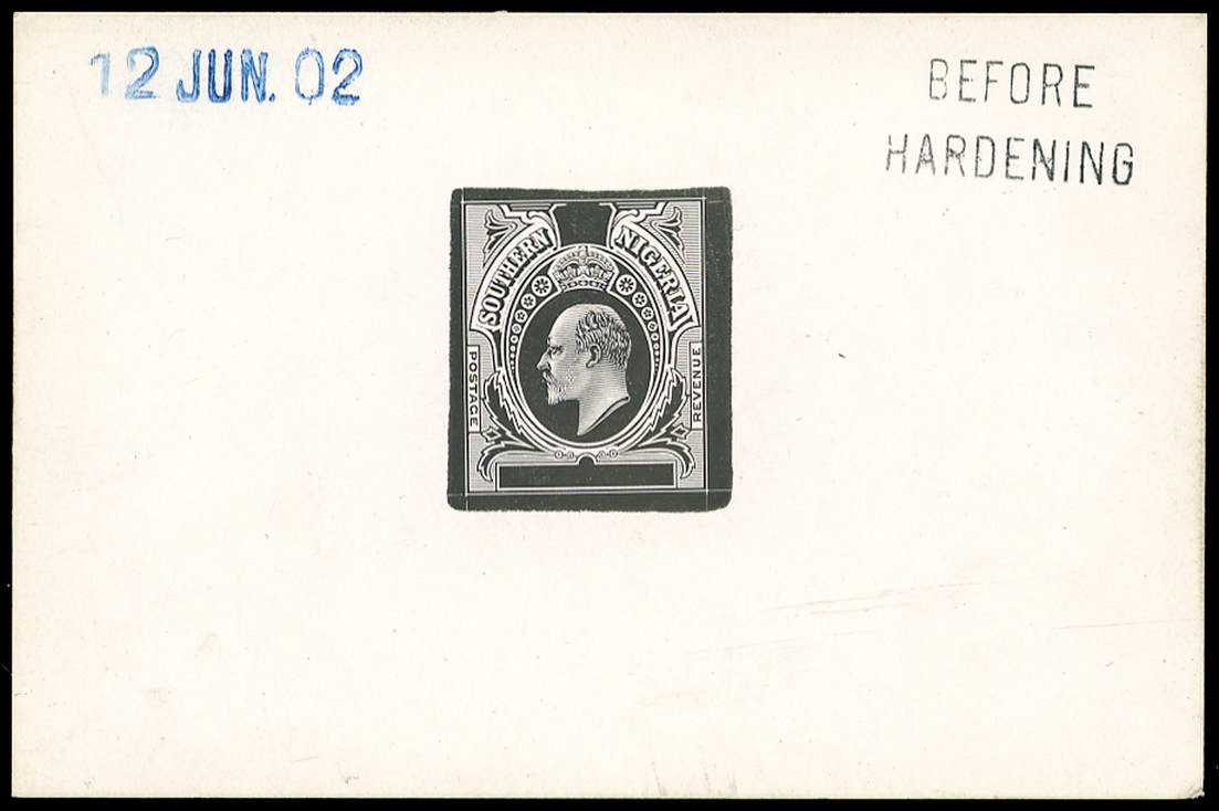 Southern Nigeria Uncleared Master Die Proof, SG 10/20var