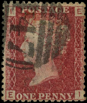 Great Britain 1868 Denny & Co., Leeds unofficial underprint Spec. PP88