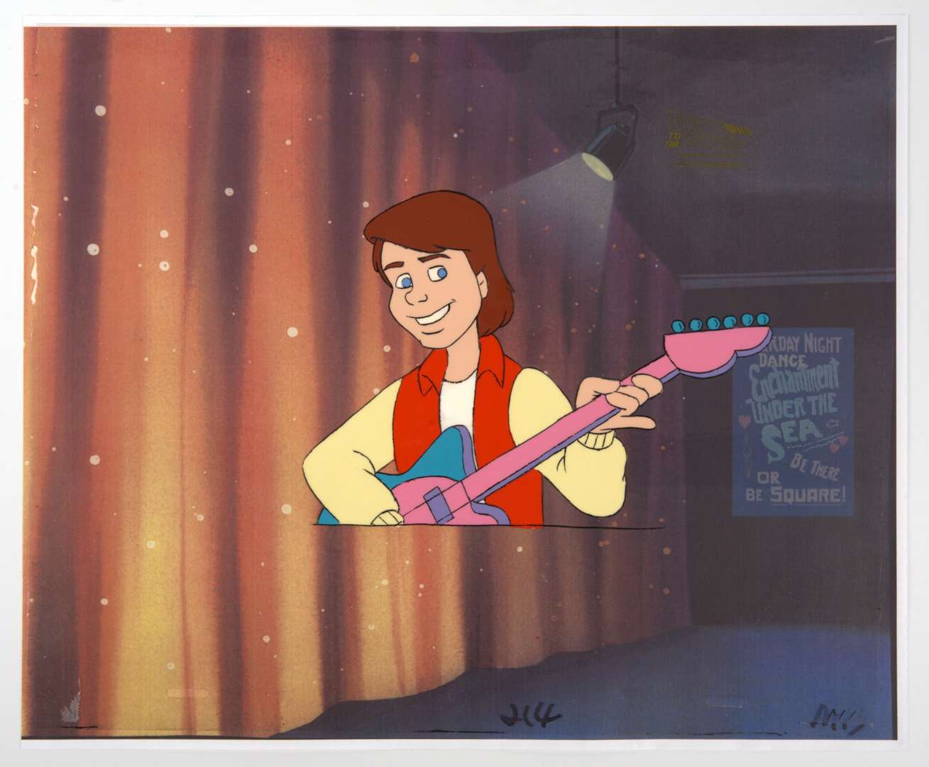 Back To The Future The Animated Series Original Marty & DeLorean Production Cels (Universal Cartoons, 1991-1992) Total 2