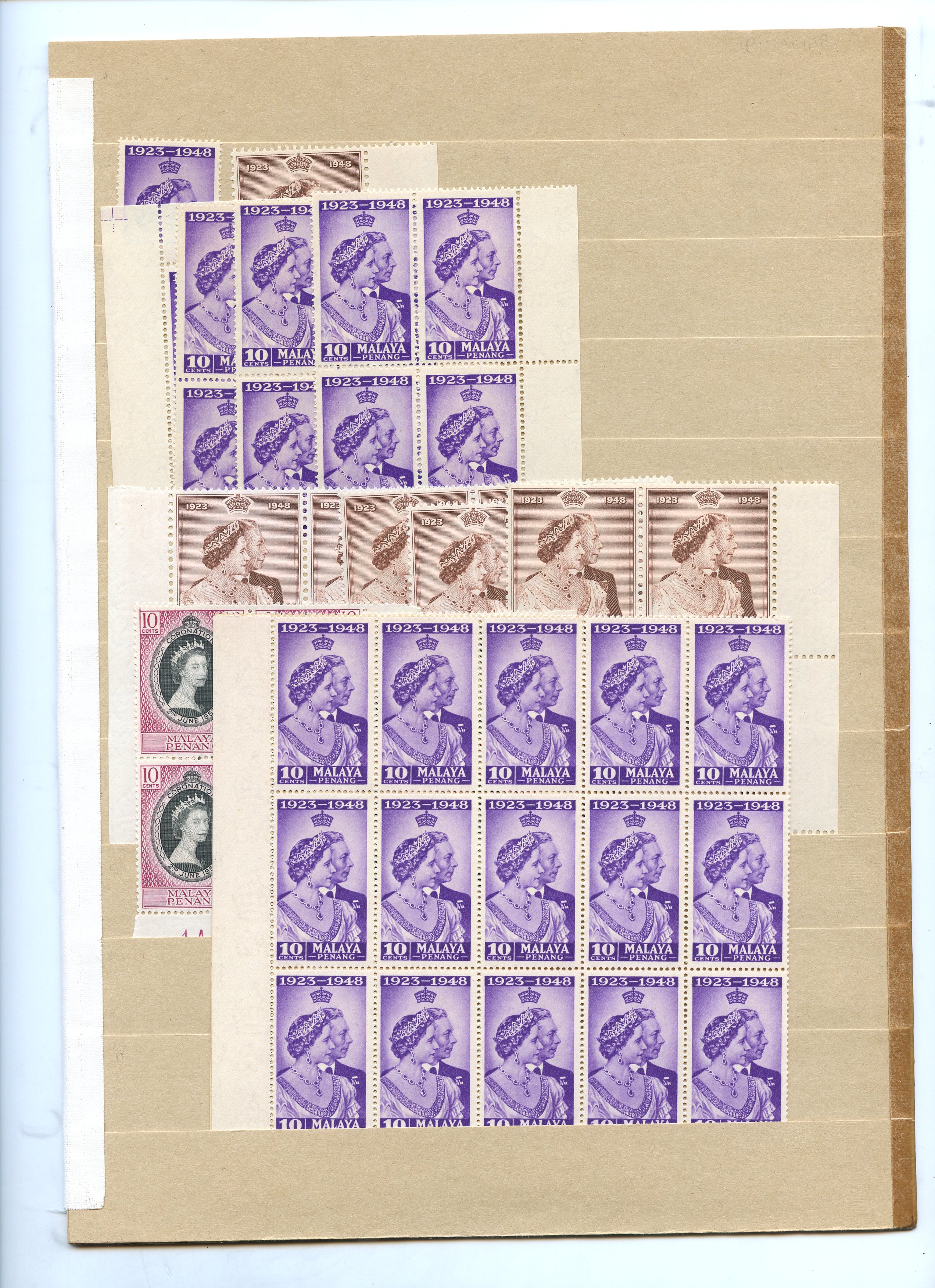 Penang SG 1-2 blocks mint
