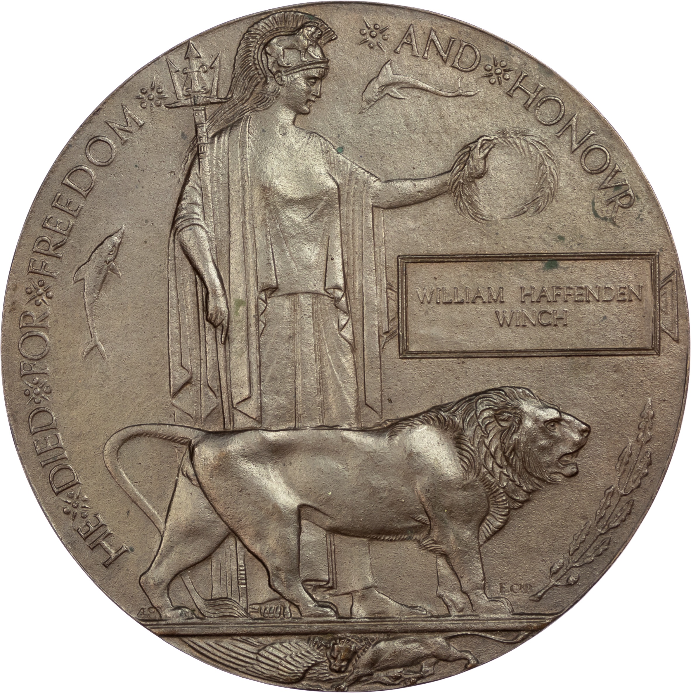 1916, Mesopotamian Theatre, Officer Casualty 1914‑15 Trio, awarded to 2nd Lieutenant William Haffenden Winch