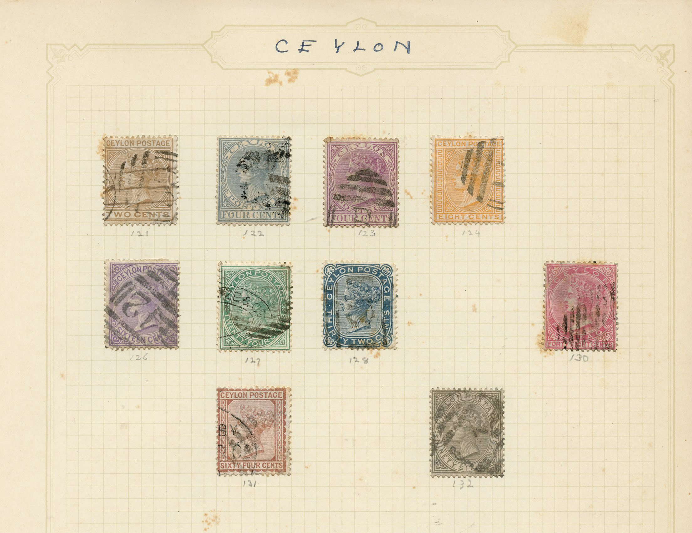 1872-1947 collection (hundreds) on leaves,...