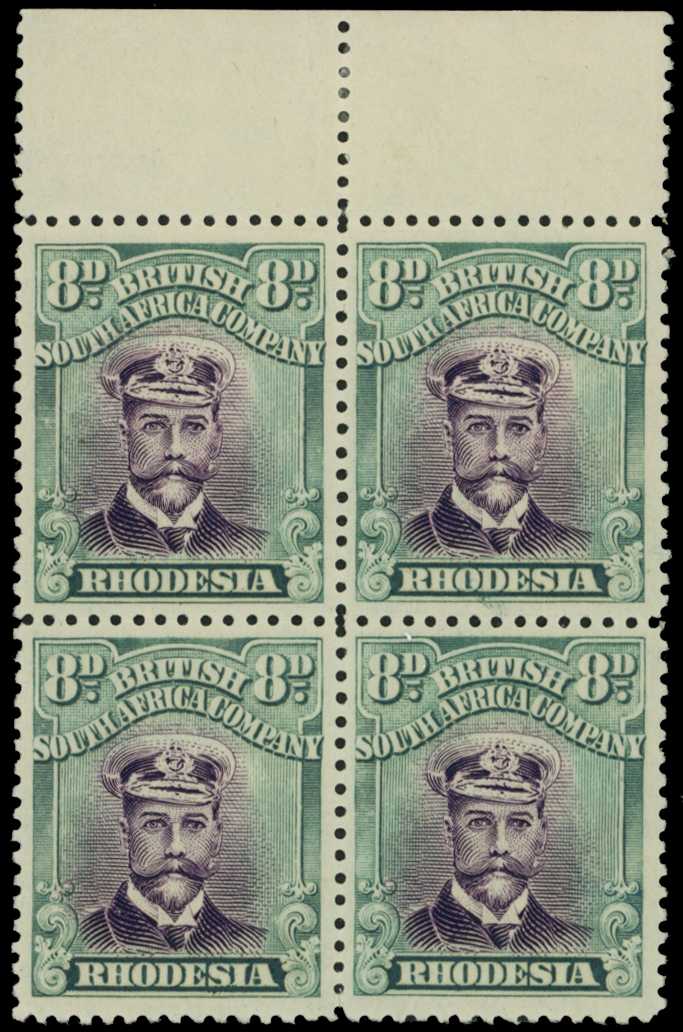 1922-4 8d Head Die IIIB, perf 14, white...