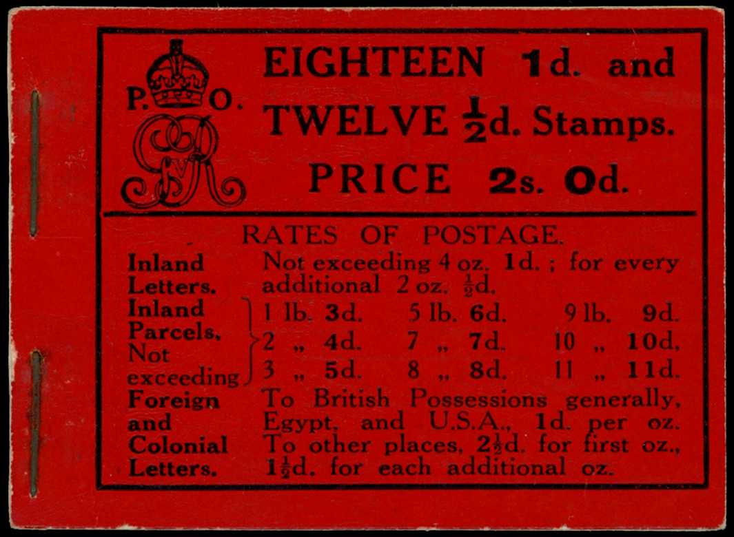 1912 2/- (Edition #14) with good perfs on the...
