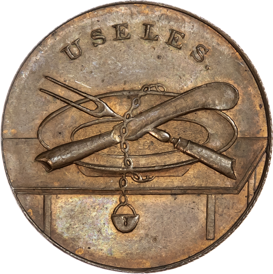 London - Holborn, Paul Skidmore Political Series Halfpenny 1796