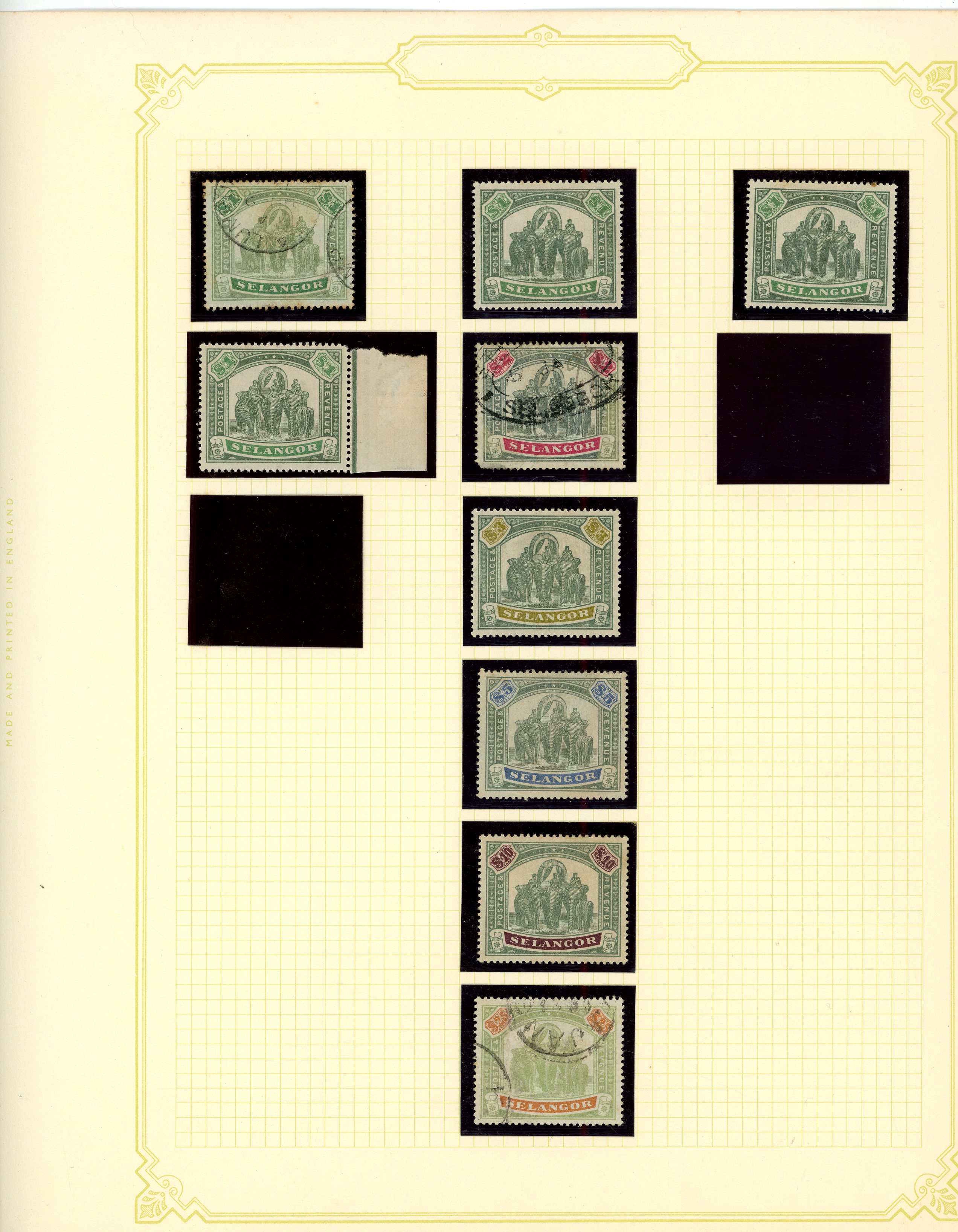 1891-1941 collection (184) on leaves; mint, used and Specimens, with some duplication. Includes 1895 mint to $1 (2 x the...