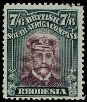 1922-3 7/6d Head Die IIIB, perf 14, white...
