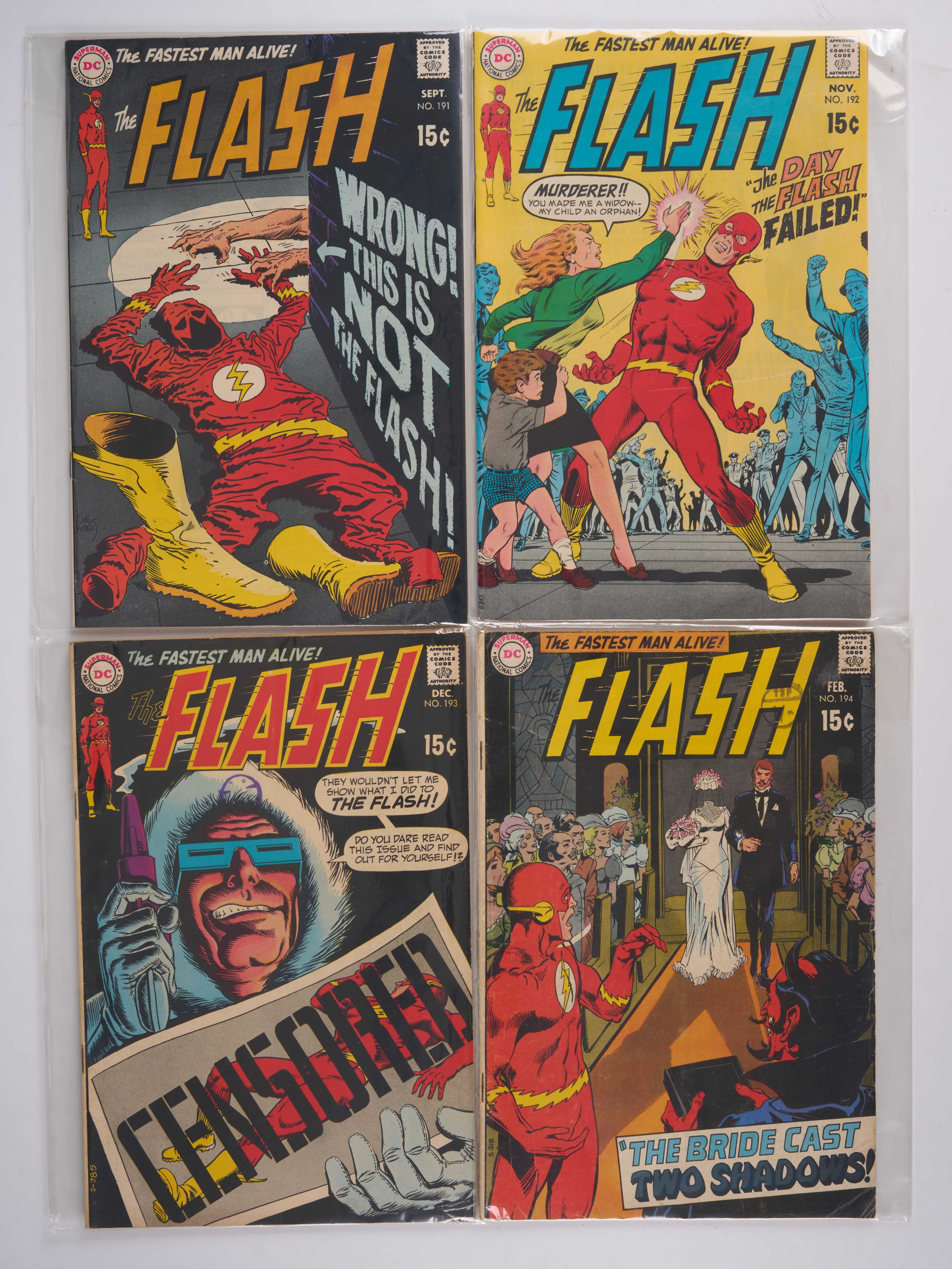 The Flash (DC Comics, 1960s-1970s) Bundle of 20 Issues