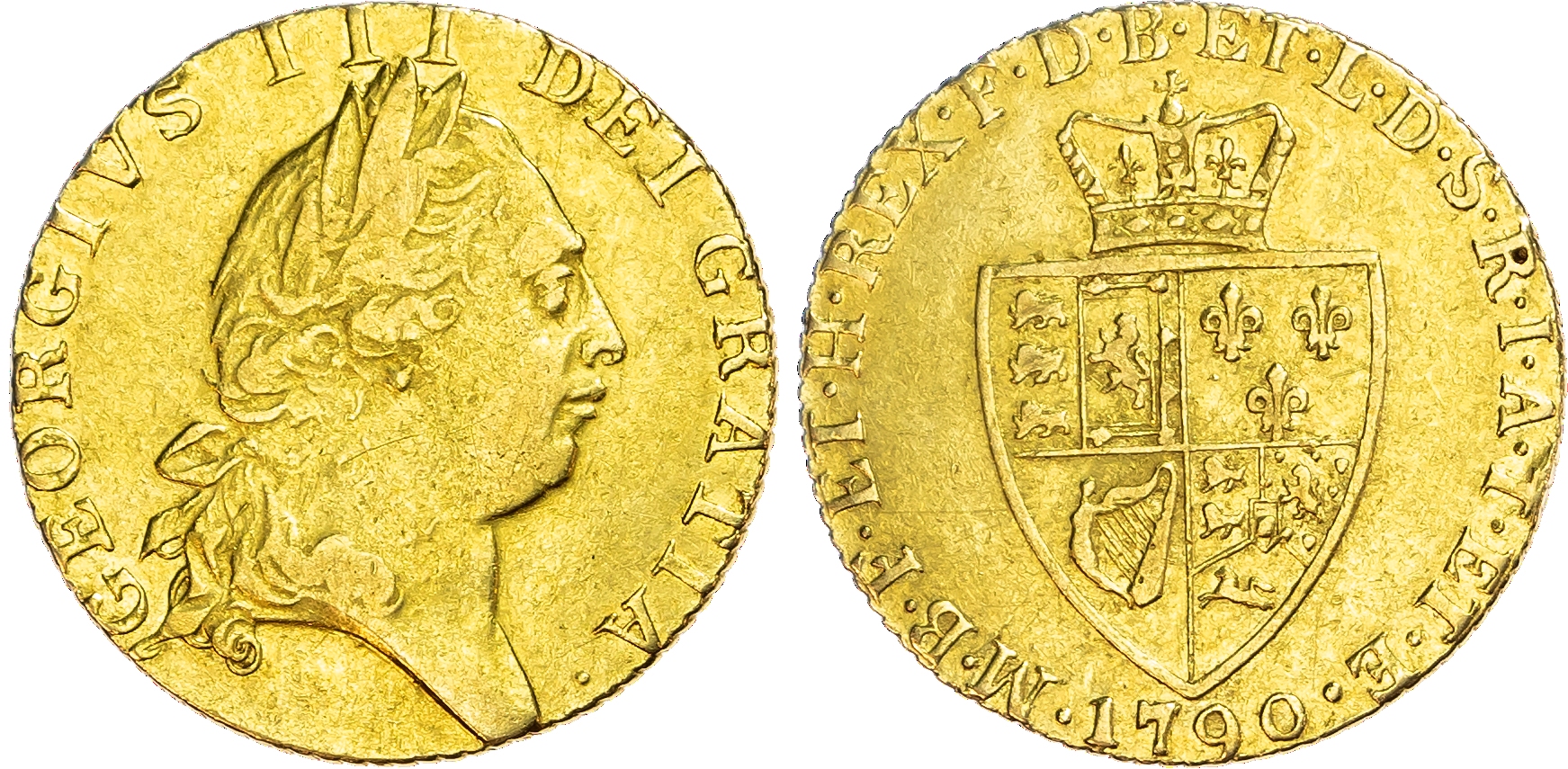 George III (1760-1820) Guinea, 1790.