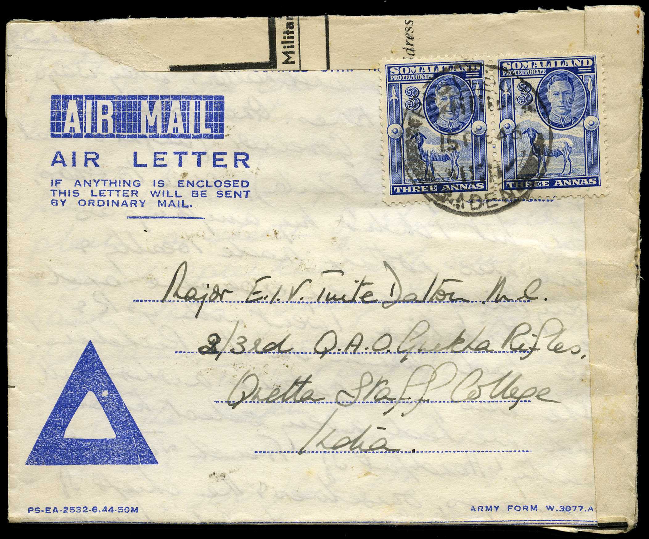 1946 airletter (Army Form, with...