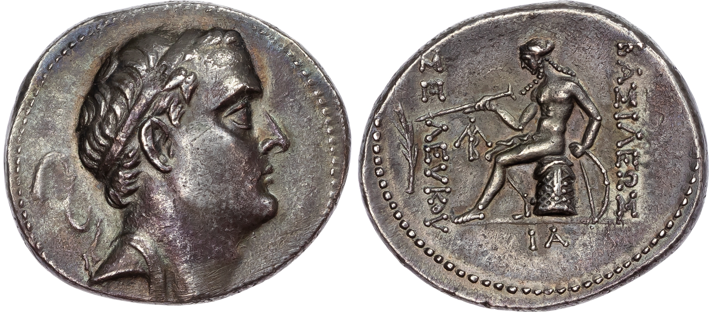 Seleukid Empire, Seleukos IV (187-175 BC) AR Tetradrachm, Ake-Ptolemais, 16.86g. 