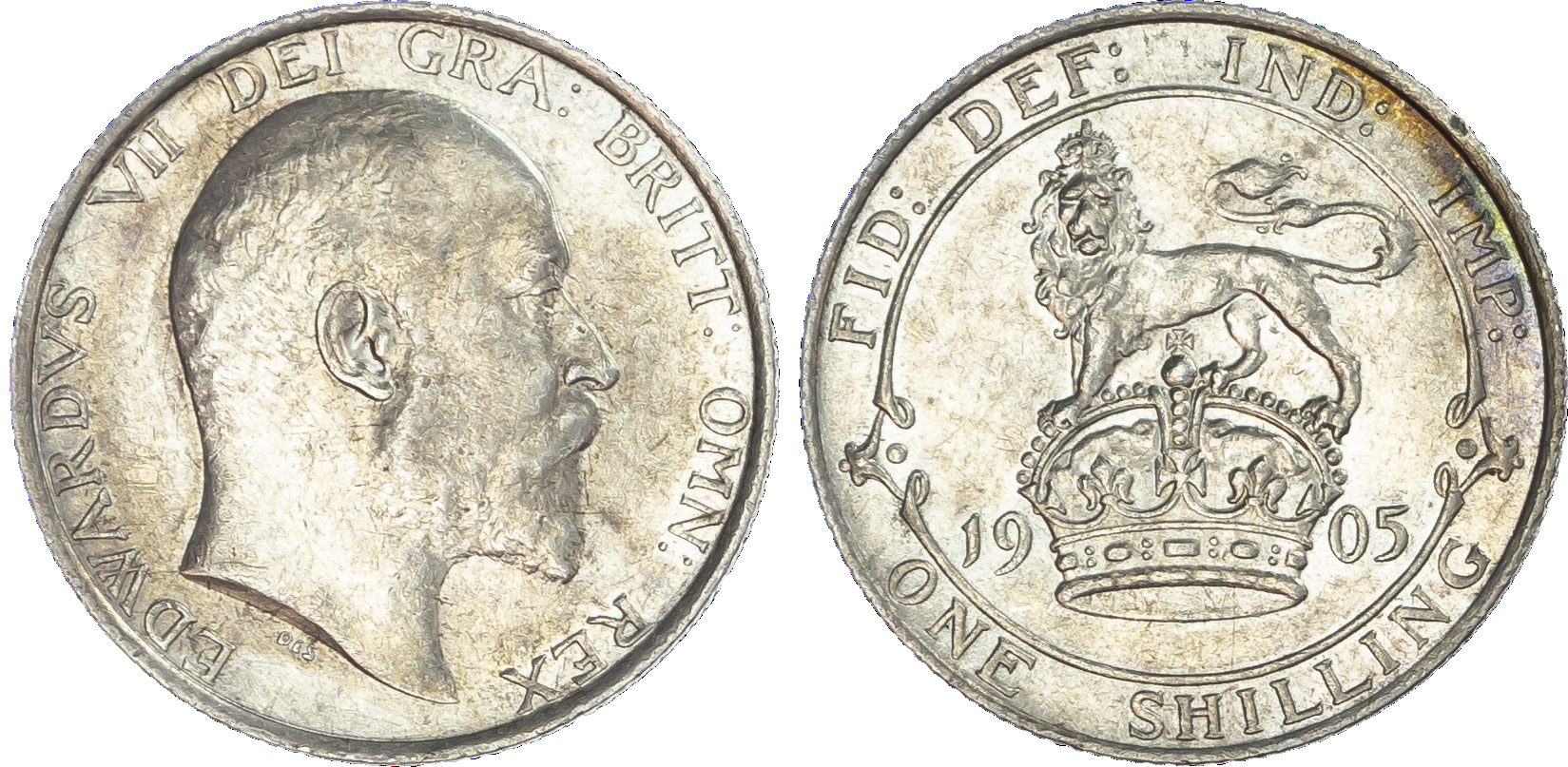 Edward VII (1901‑10), Shilling, 1905.