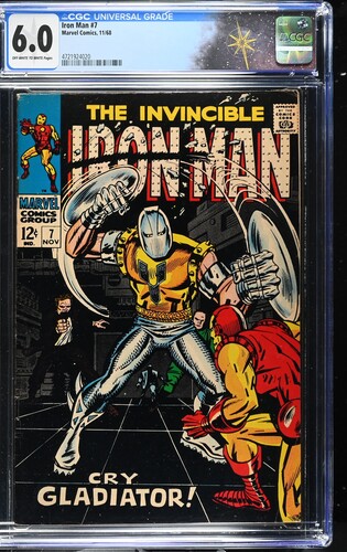 Iron Man #7 CGC 6.0 "The Maggia Strikes" (Marvel Comics, 1968) Off-white to white pages