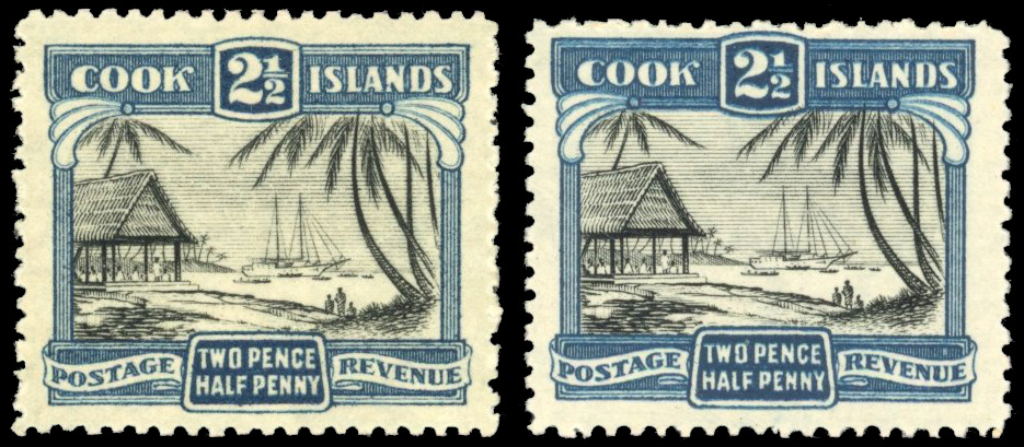 Cook Islands SG 140 var mint