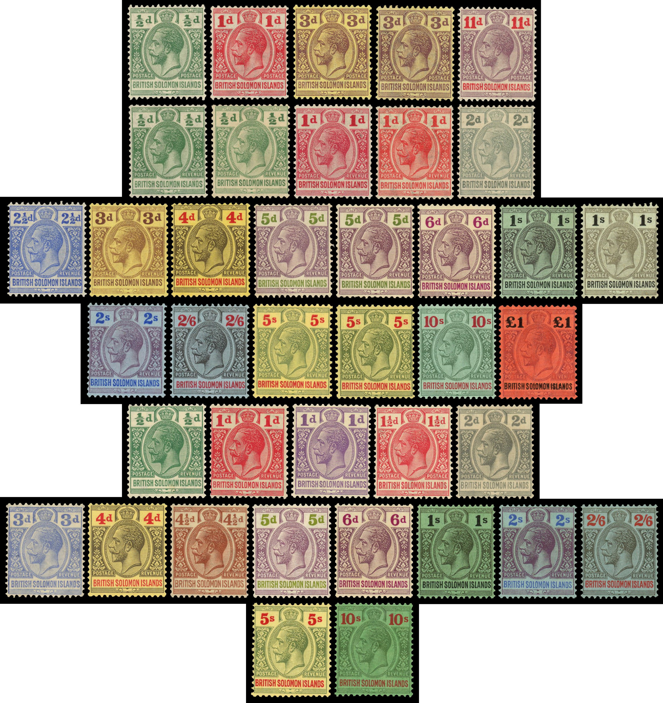 British Solomon Islands mint selection