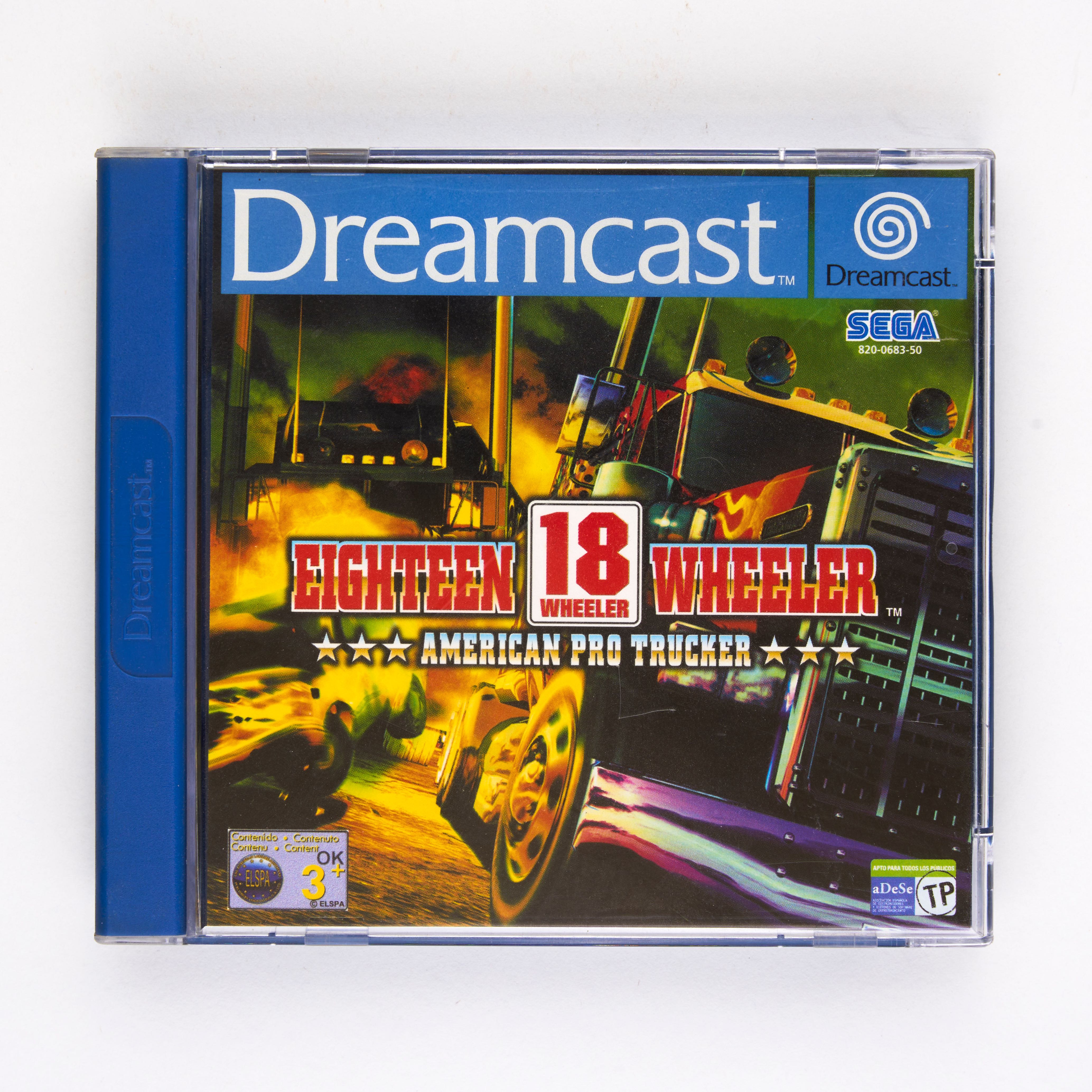 SEGA - 18 Wheeler  - Dreamcast - Complete In Box