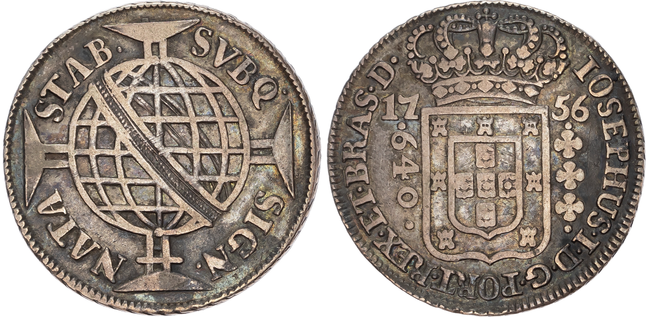Brazil, José I (1750-1777), silver 640 Reis, 1756 - rare