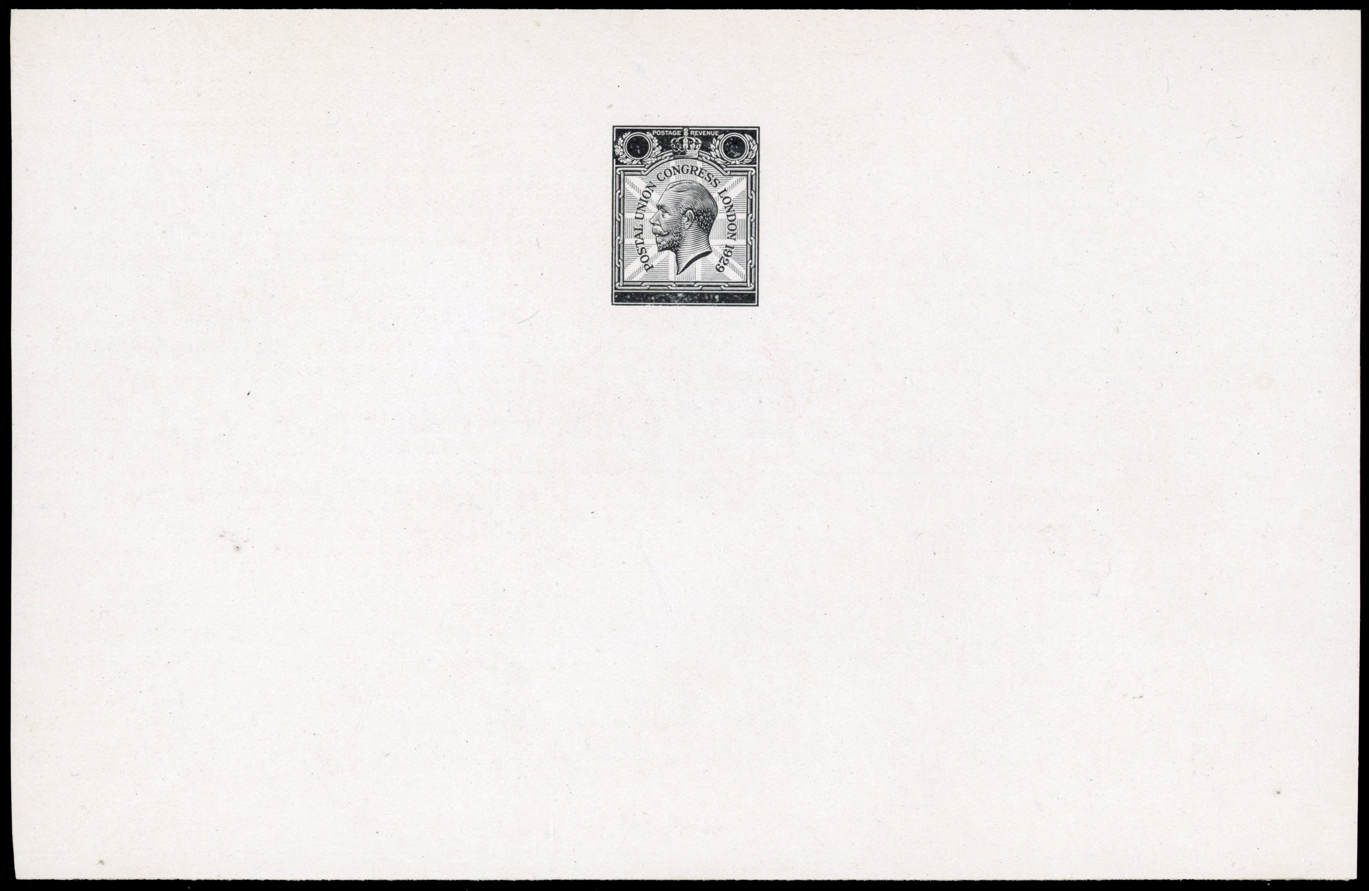 GB 1929 PUC Master Die Proof for 1d and 1½d values