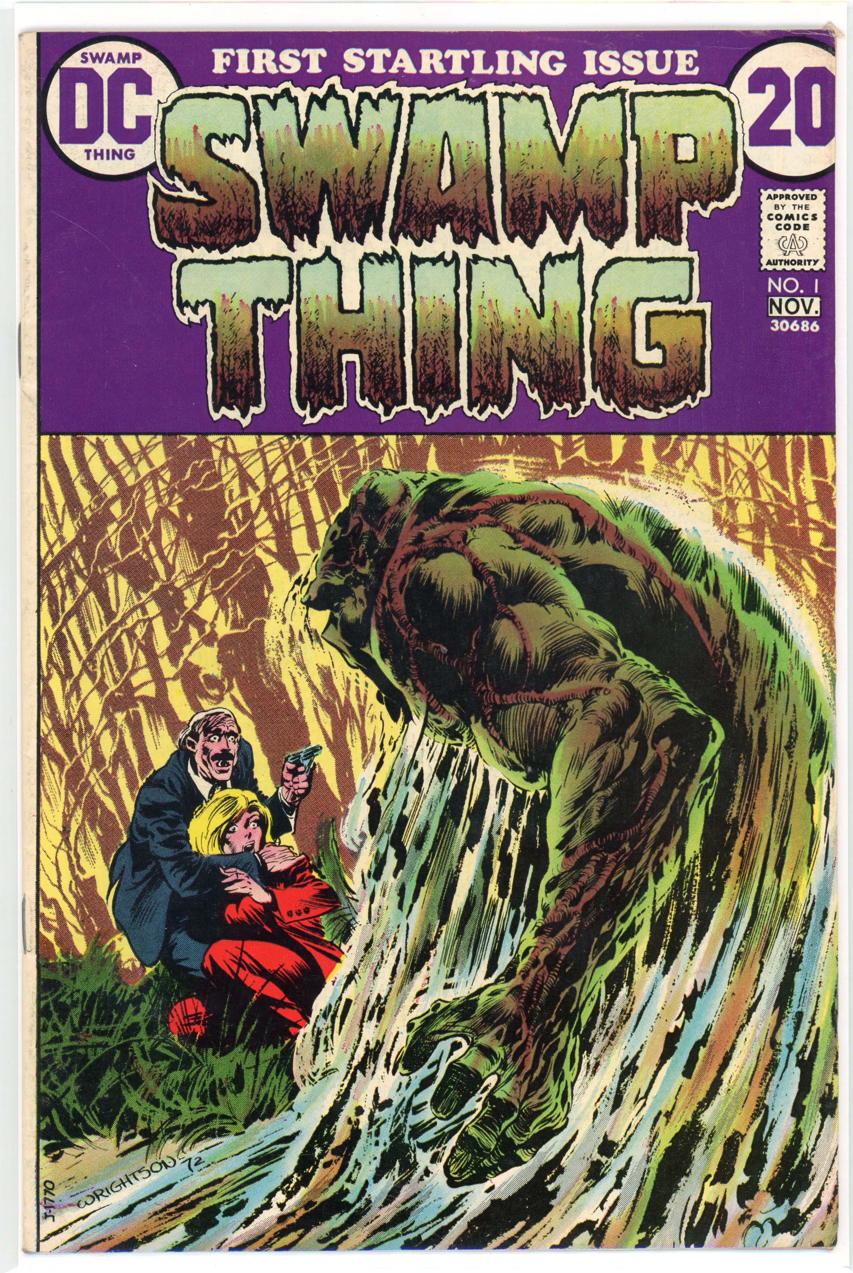 Swamp Thing #1 (DC Comics, 1972) First issue of the titled series