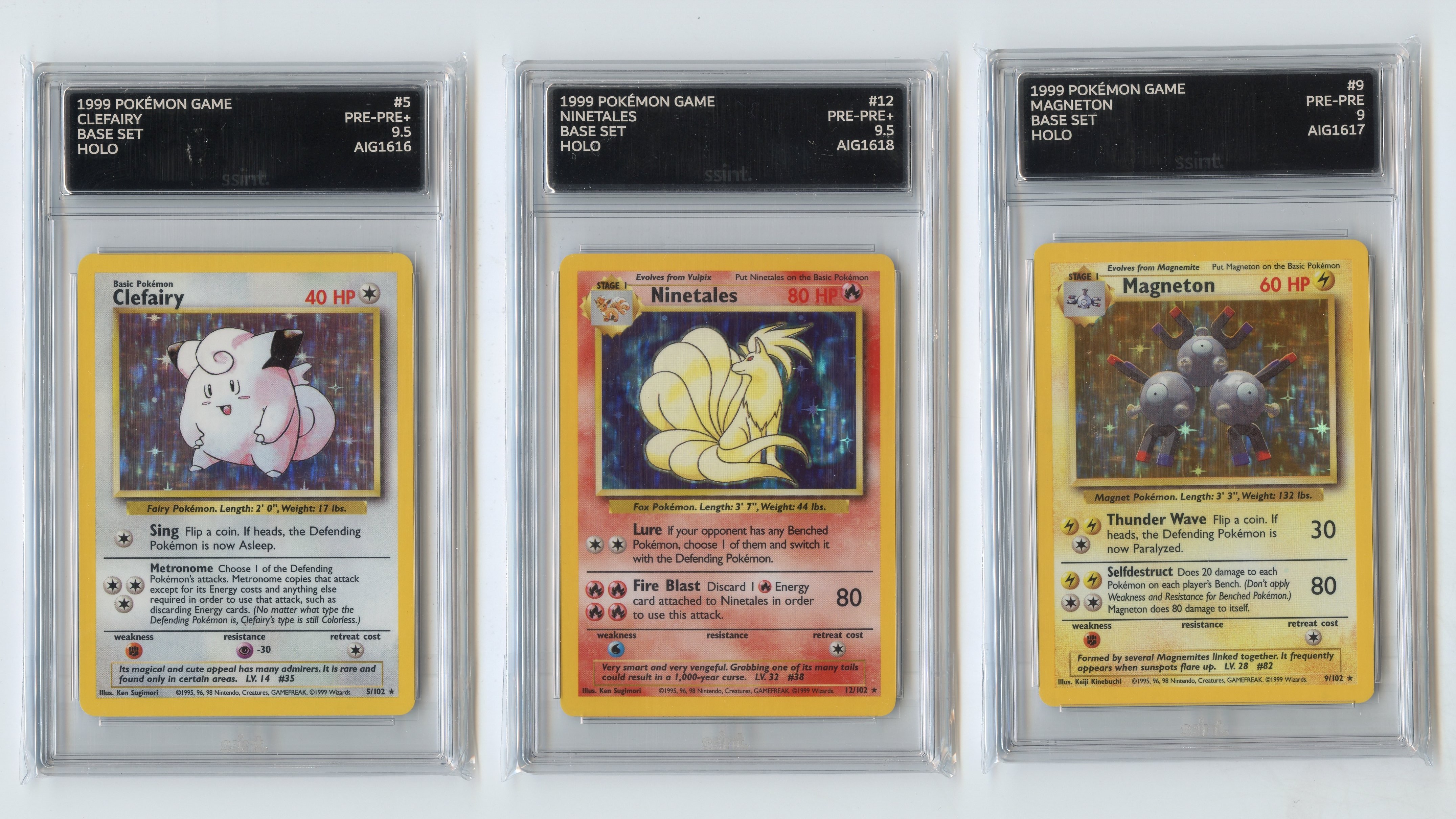 Graded Base Set Holo Collection (x6 cards)