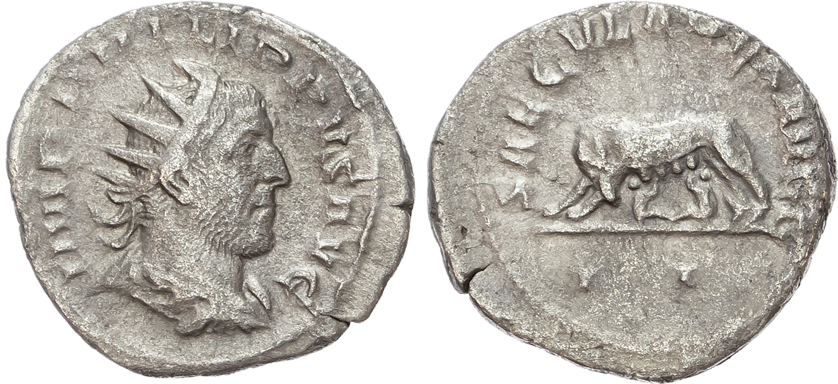Philip I (AD 244-249) AR Antoninianus, Rome, AD 248, 3.74g.