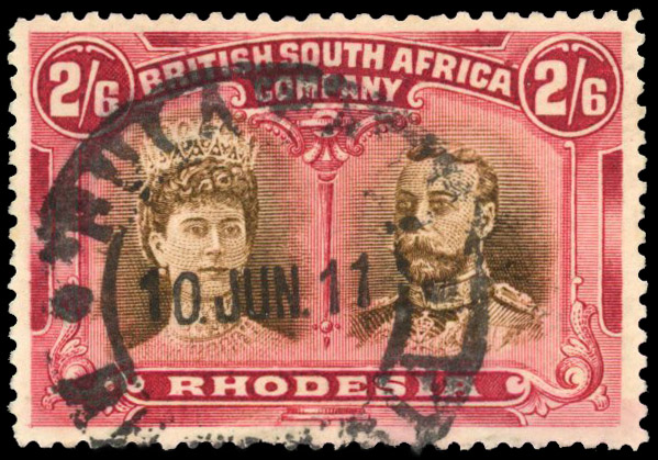 RSC E variant 2s6d red-brown and brown-lake, used