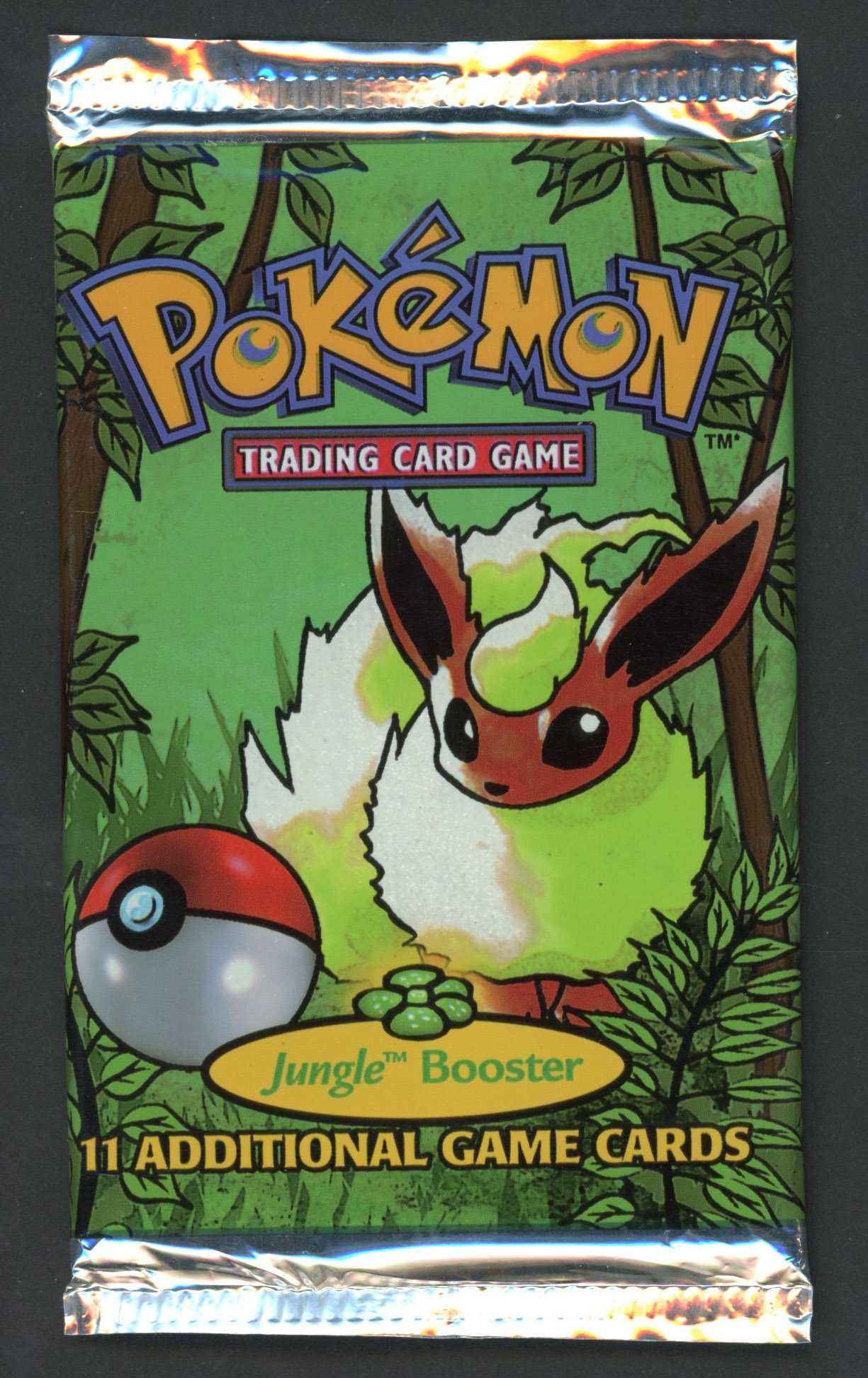 Jungle Sealed Unlimited Booster Pack - Flareon Artwork
