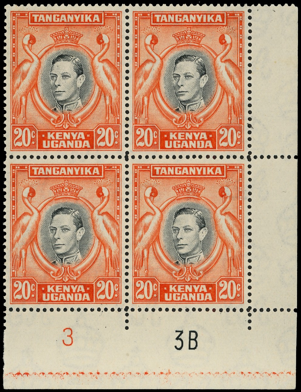 KUT SG 139a Plate block...