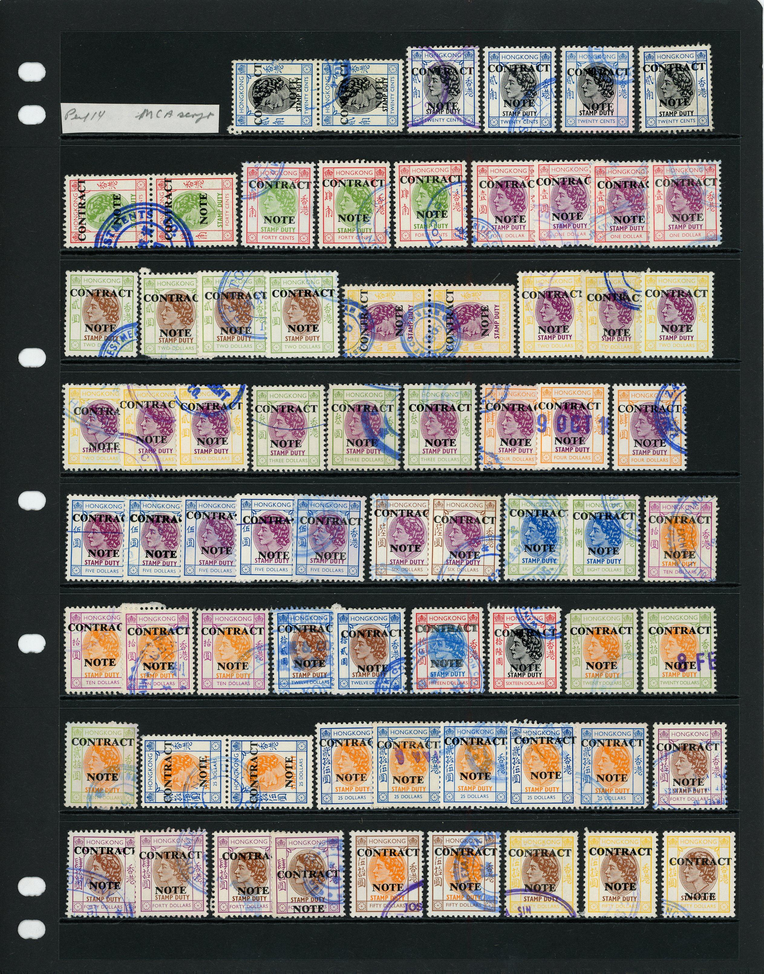 Comprehensive REVENUE and STAMP DUTY collection (many 100's)...