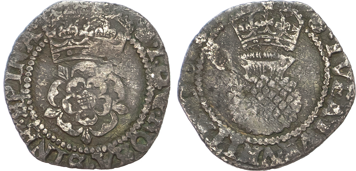 James I (1603-1625), AR Halfgroat, Second Coinage. [3]
