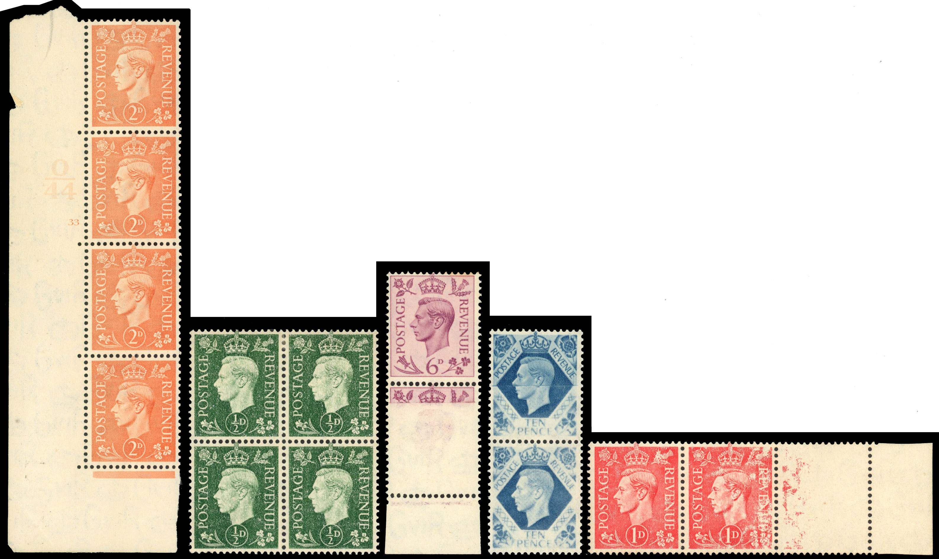 GB SG 462/488 dry prints mint