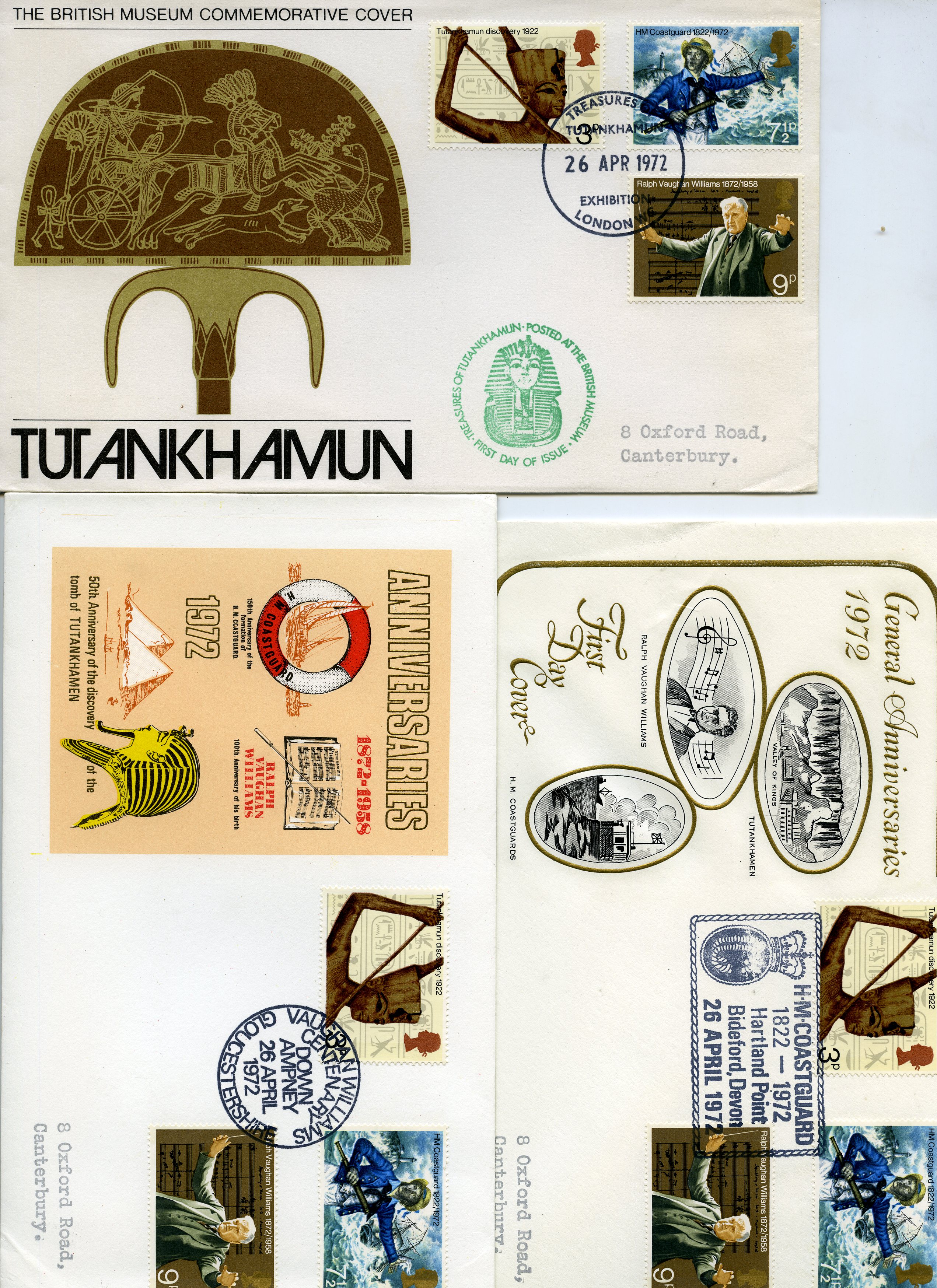 FIRST DAY COVERS: 1972 selection...