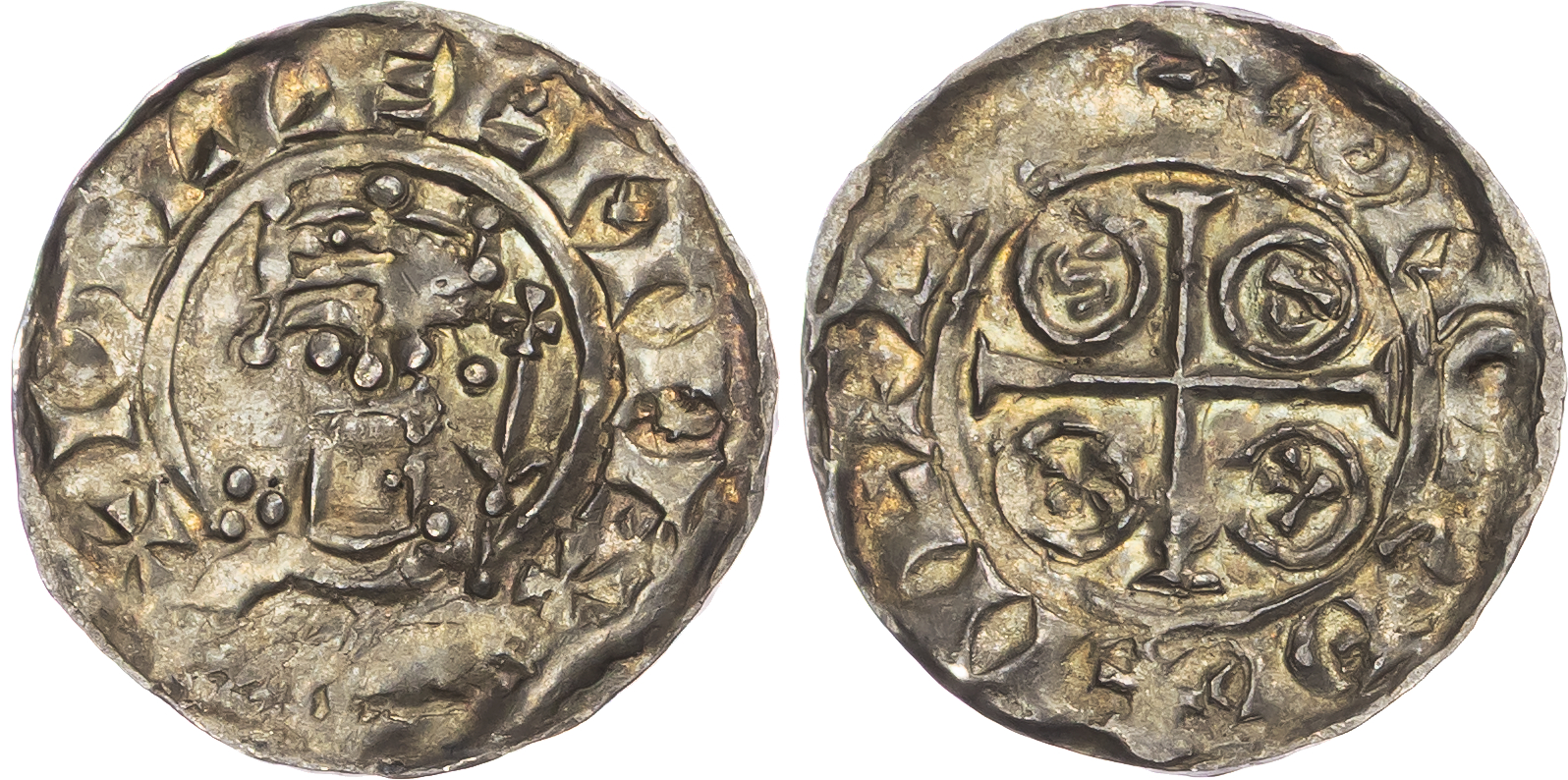 William I (1066-1087), AR Penny, PAXS type, York mint, Ulfcetel as moneyer.