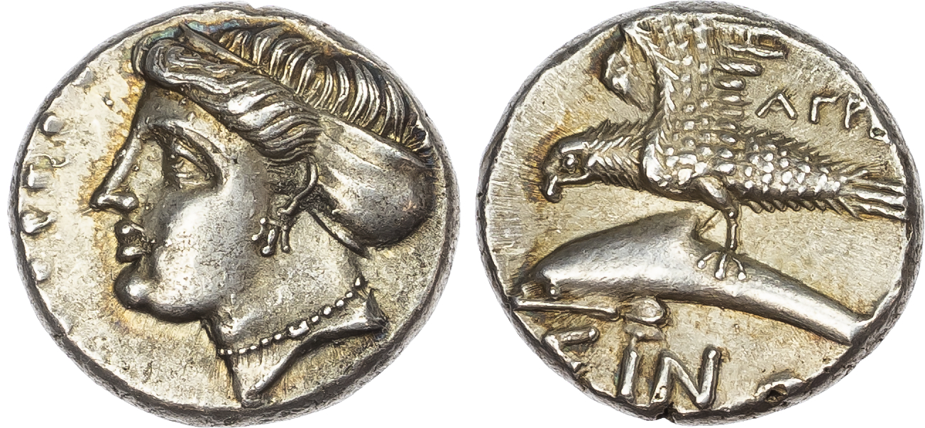 Paphlagonia, Sinope (c. 330-300 BC) AR Drachm, Agreos, magistrate, 4.98g. 
